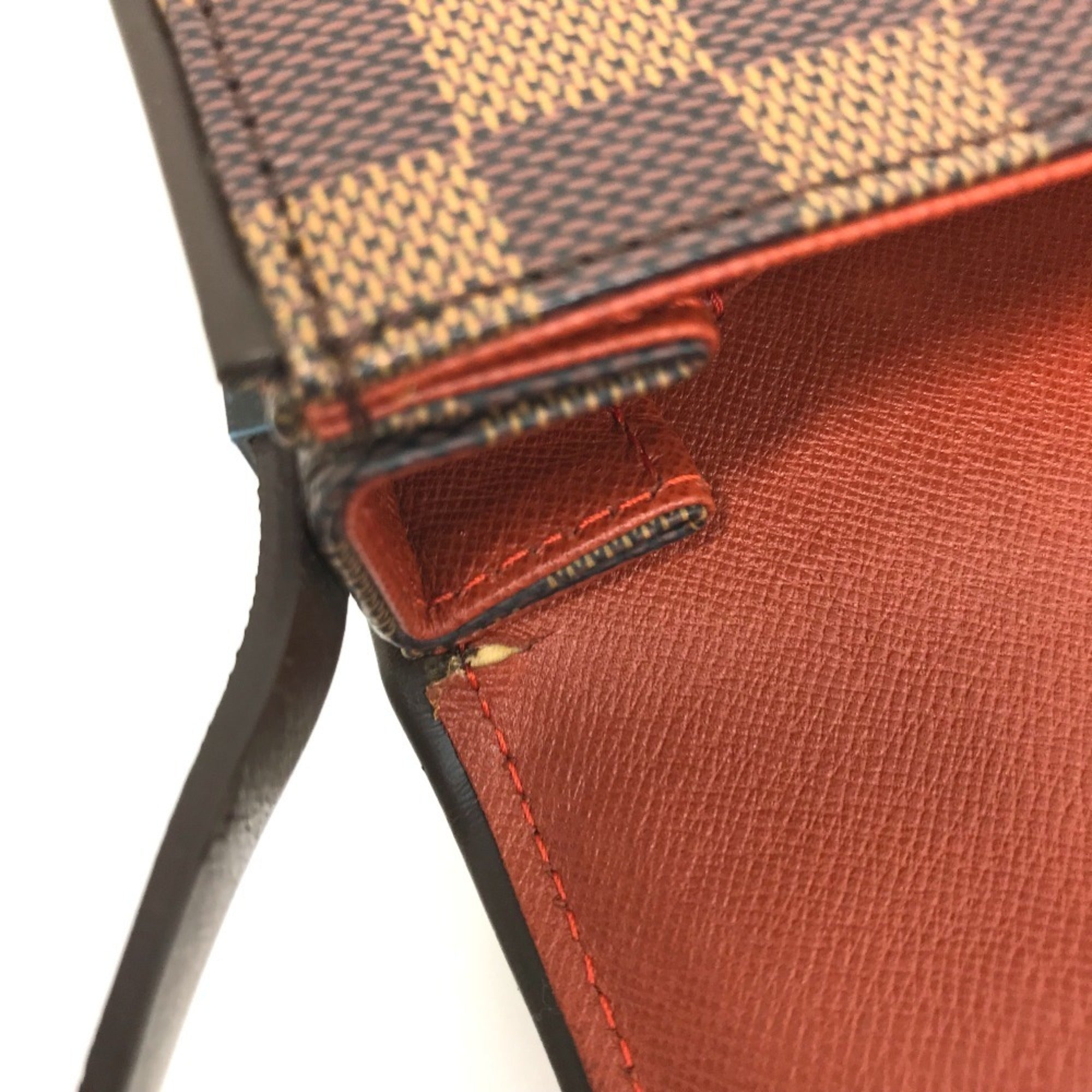 Louis Vuitton Brown Ebene Damier Canvas Shoulder Bag (Pre-Owned)