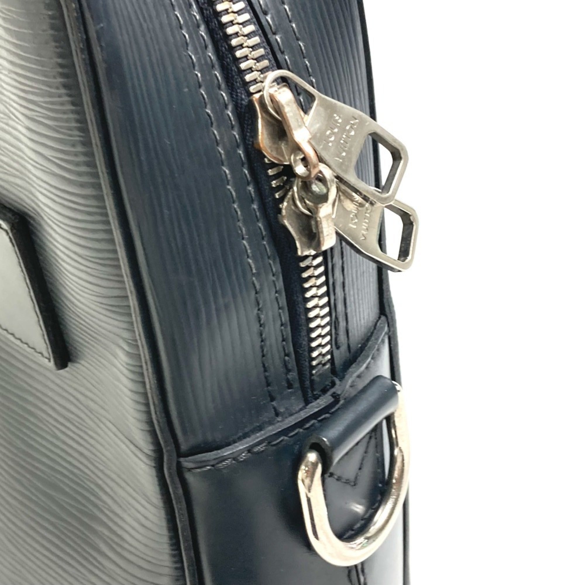 Louis Vuitton Blue Nuit Navy Epi Leather Handbag Tote Bag (Pre-Owned)