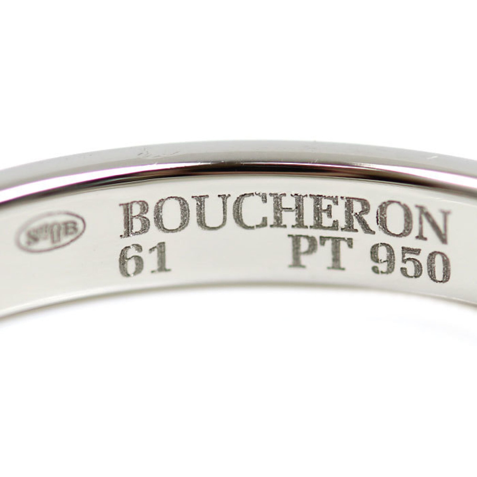 Boucheron Platinum 950 Band Ring (Pre-Owned)