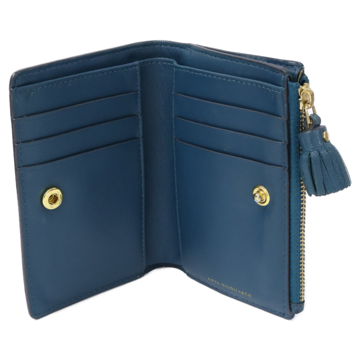 Anya Hindmarch Leather Wallet (Bi-Fold) (Pre-Owned)