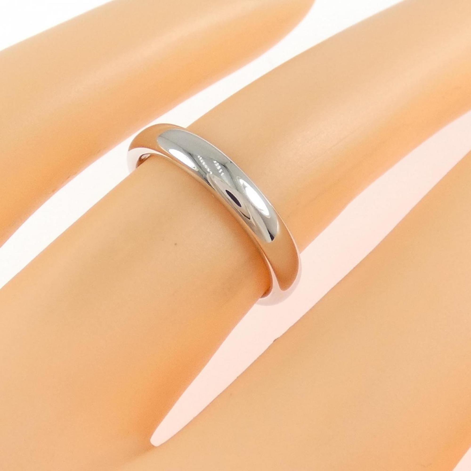 Tiffany Platinum Platinum 950 Band Ring (Pre-Owned)