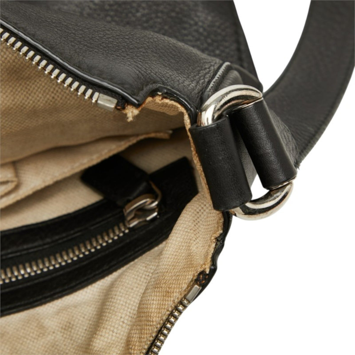 Gucci Black Leather Shoulder Bag (Pre-Owned)