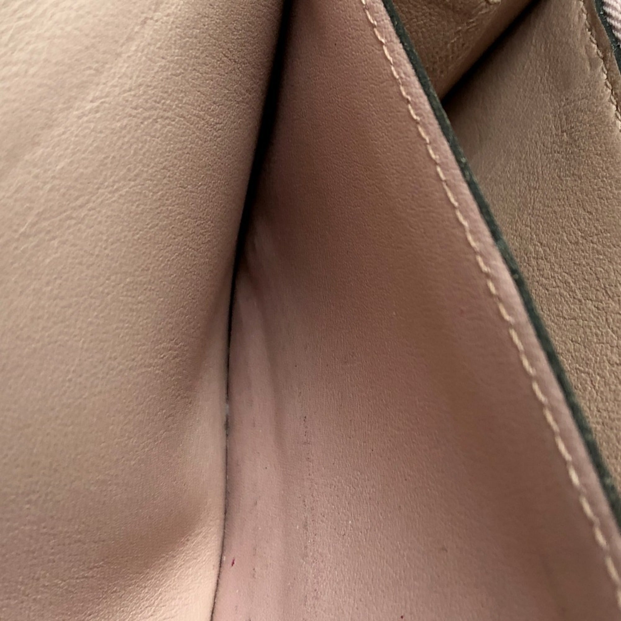 Louis Vuitton Magnolia Pink Monogram Mahina Leather Long Wallet (Tri-Fold) (Pre-Owned)