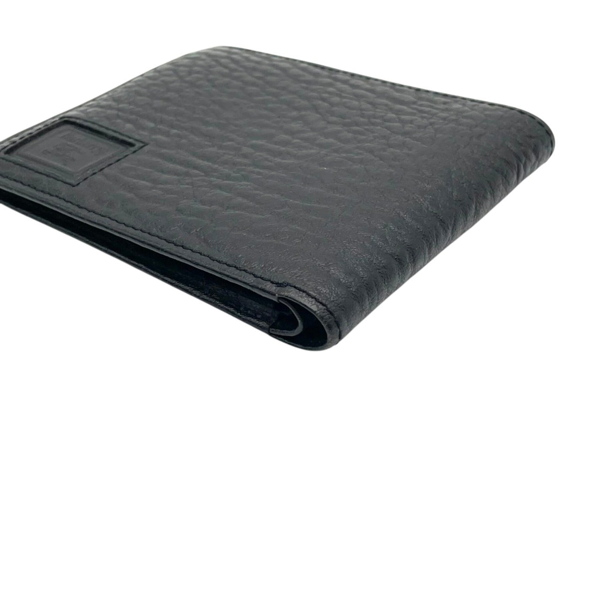Burberry Black Leather Wallet (Bi-Fold) (Pre-Owned)