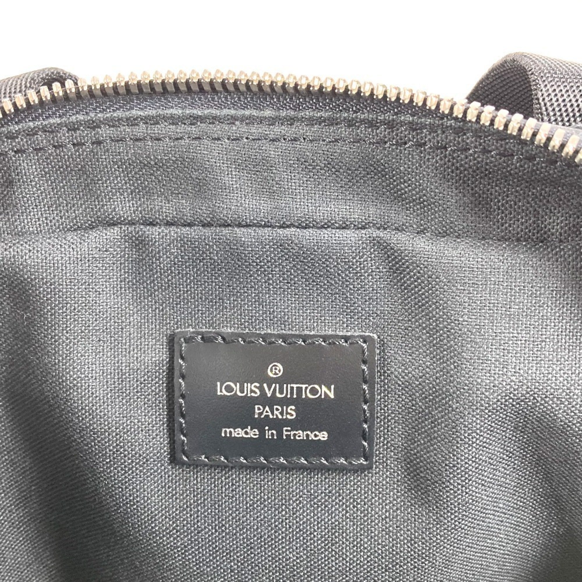 Louis Vuitton Black Khaki Nylon Leather Pochette Shoulder Bag (Pre-Owned)