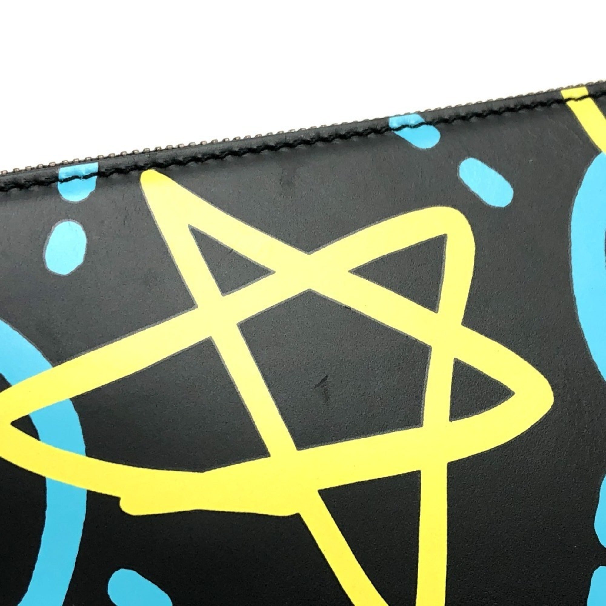 Gucci Black Multi-Color Leather Shoulder Bag (Pre-Owned)