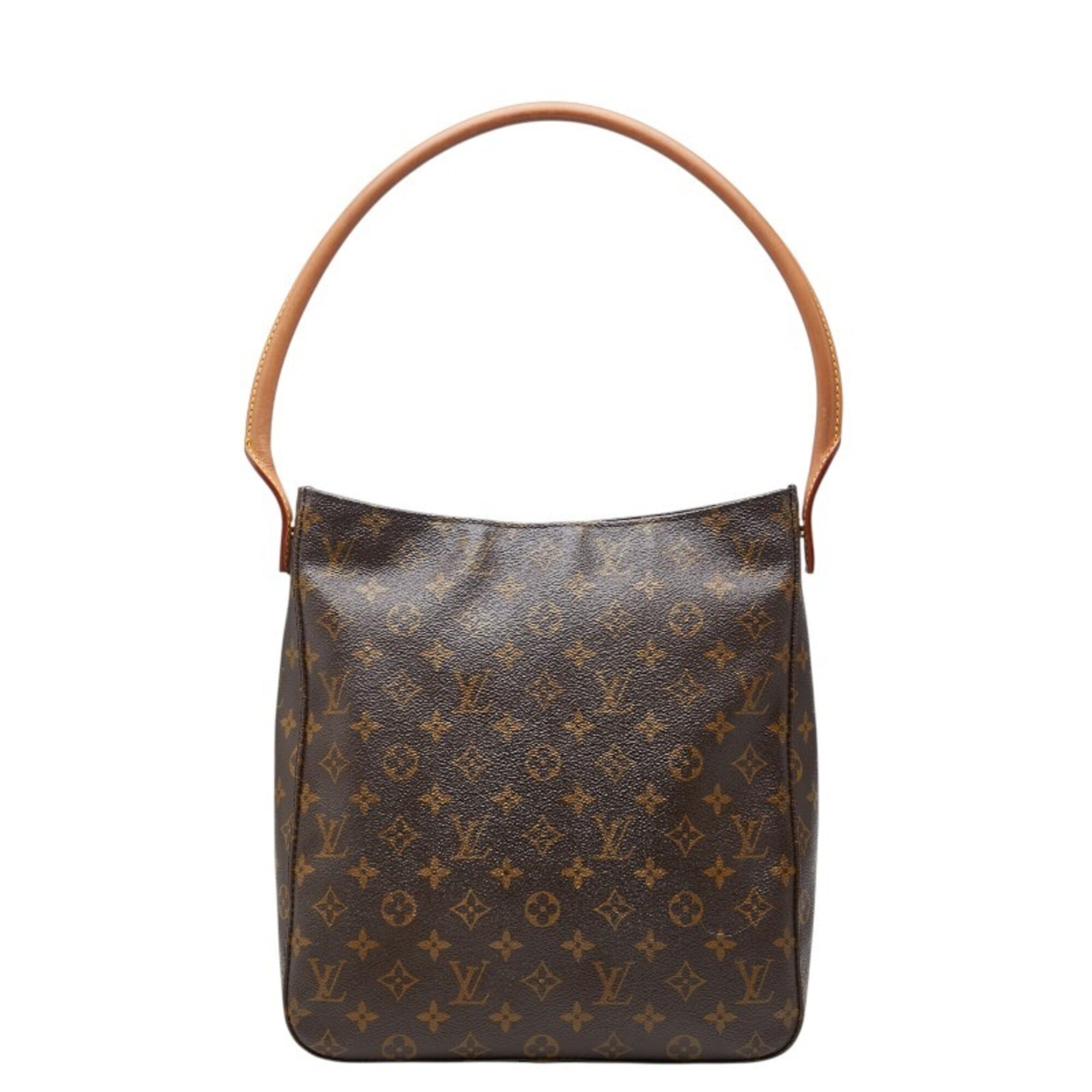 Louis Vuitton Brown Pvc Leather Handbag Shoulder Bag (Pre-Owned)
