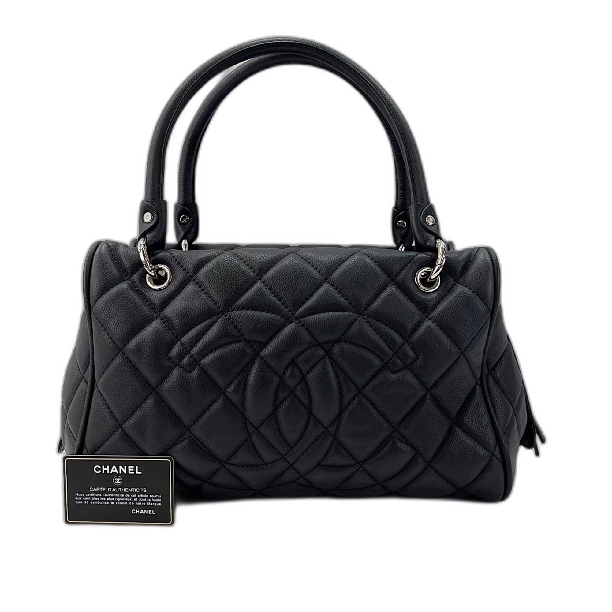 Chanel Matelasse Black Handbag (Pre-Owned)