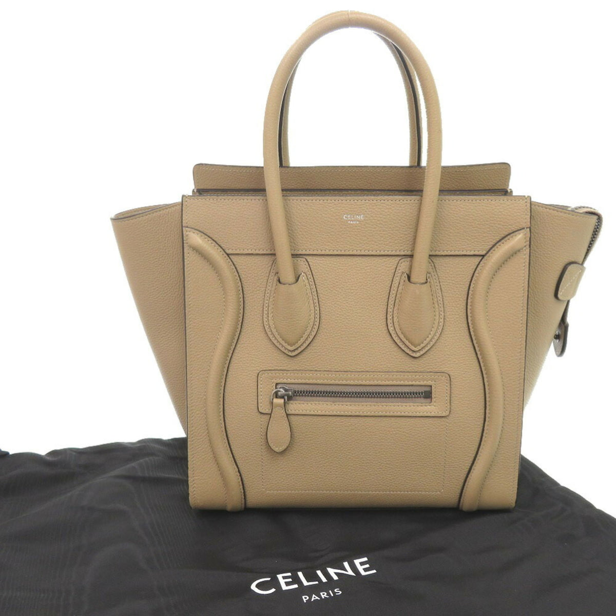 Celine Beige Leather Handbag (Pre-Owned)