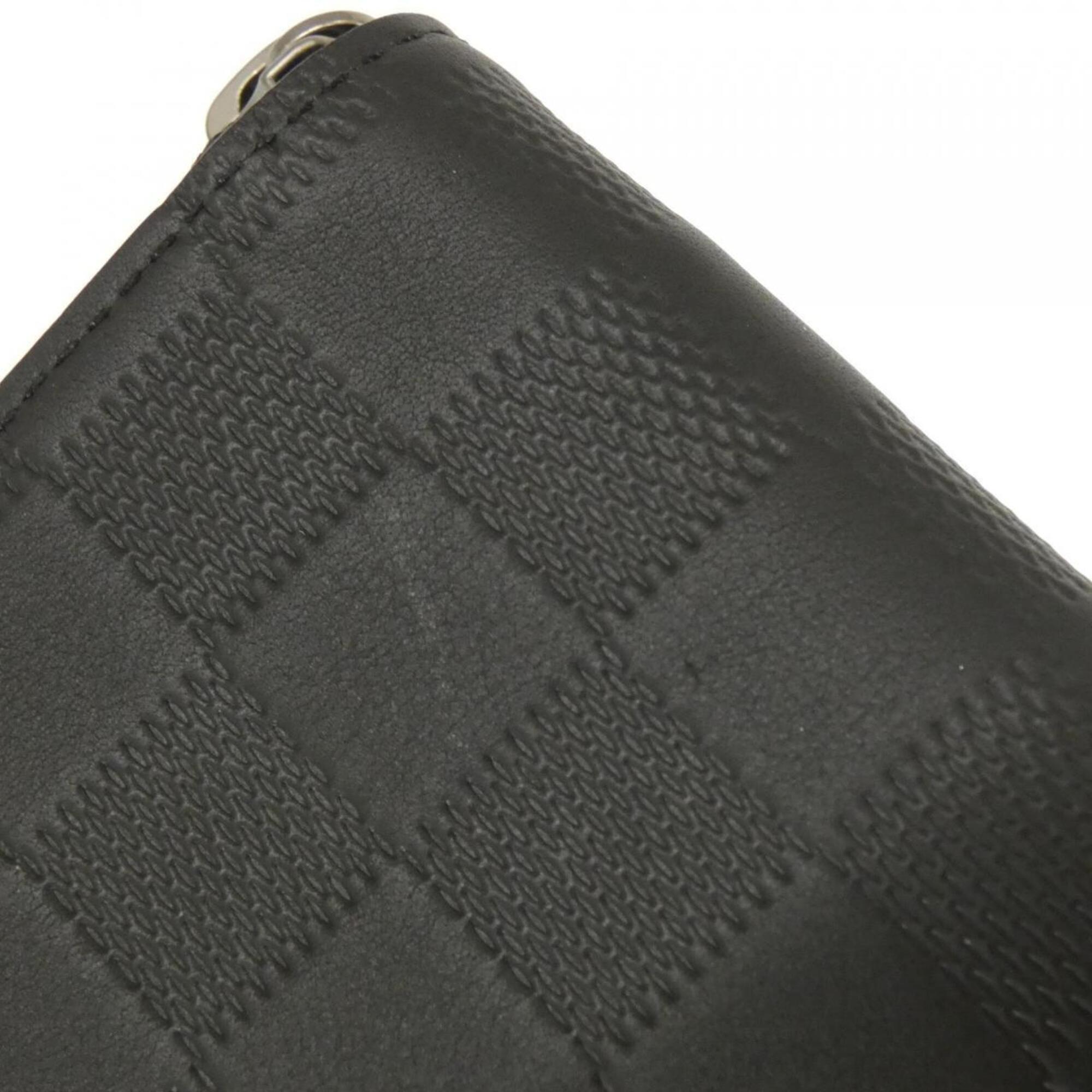 Louis Vuitton Black Infini Leather Long Wallet (Bi-Fold) (Pre-Owned)