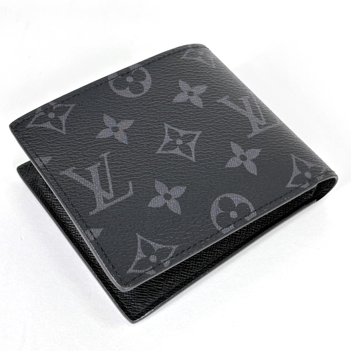 Louis Vuitton Black Monogram Eclipse Wallet (Bi-Fold) (Pre-Owned)