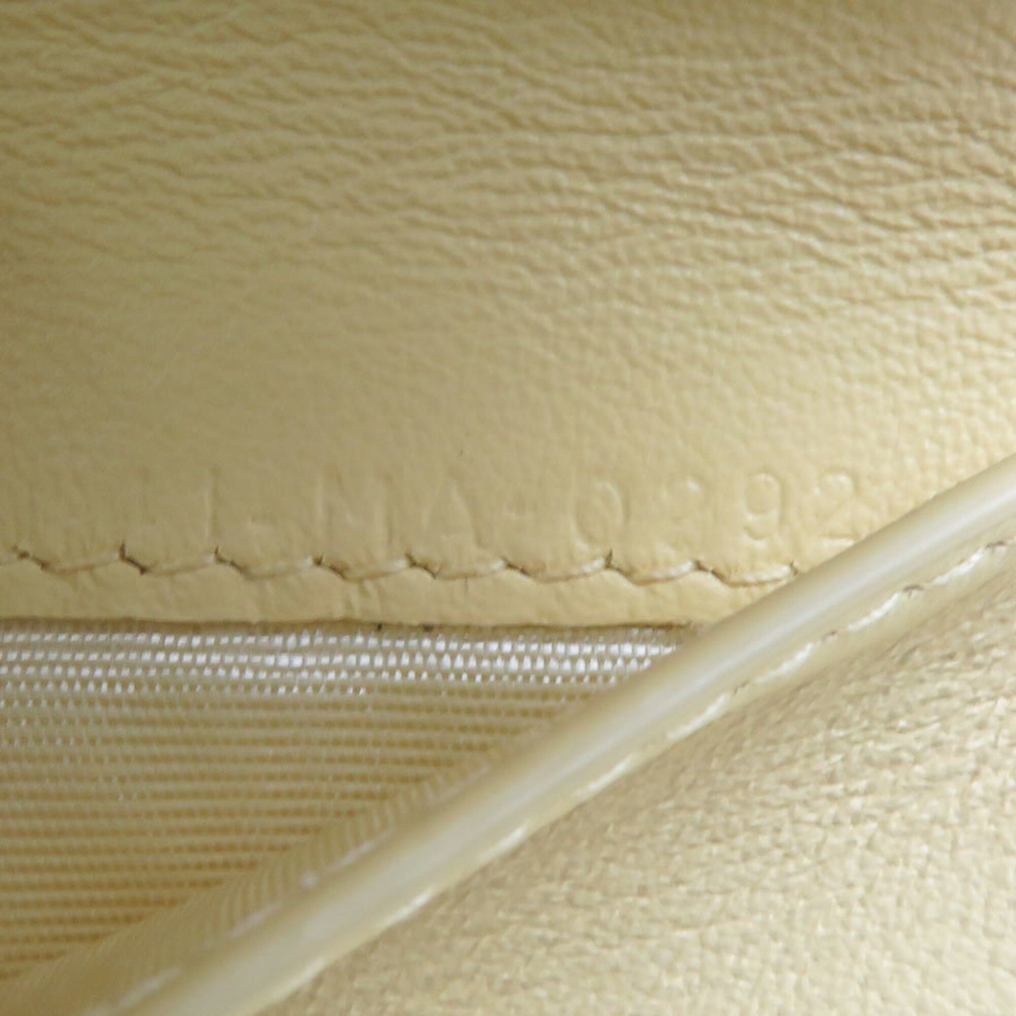 Christian Dior Yellow Patent Leather Wallet (Tri-Fold) (Pre-Owned)