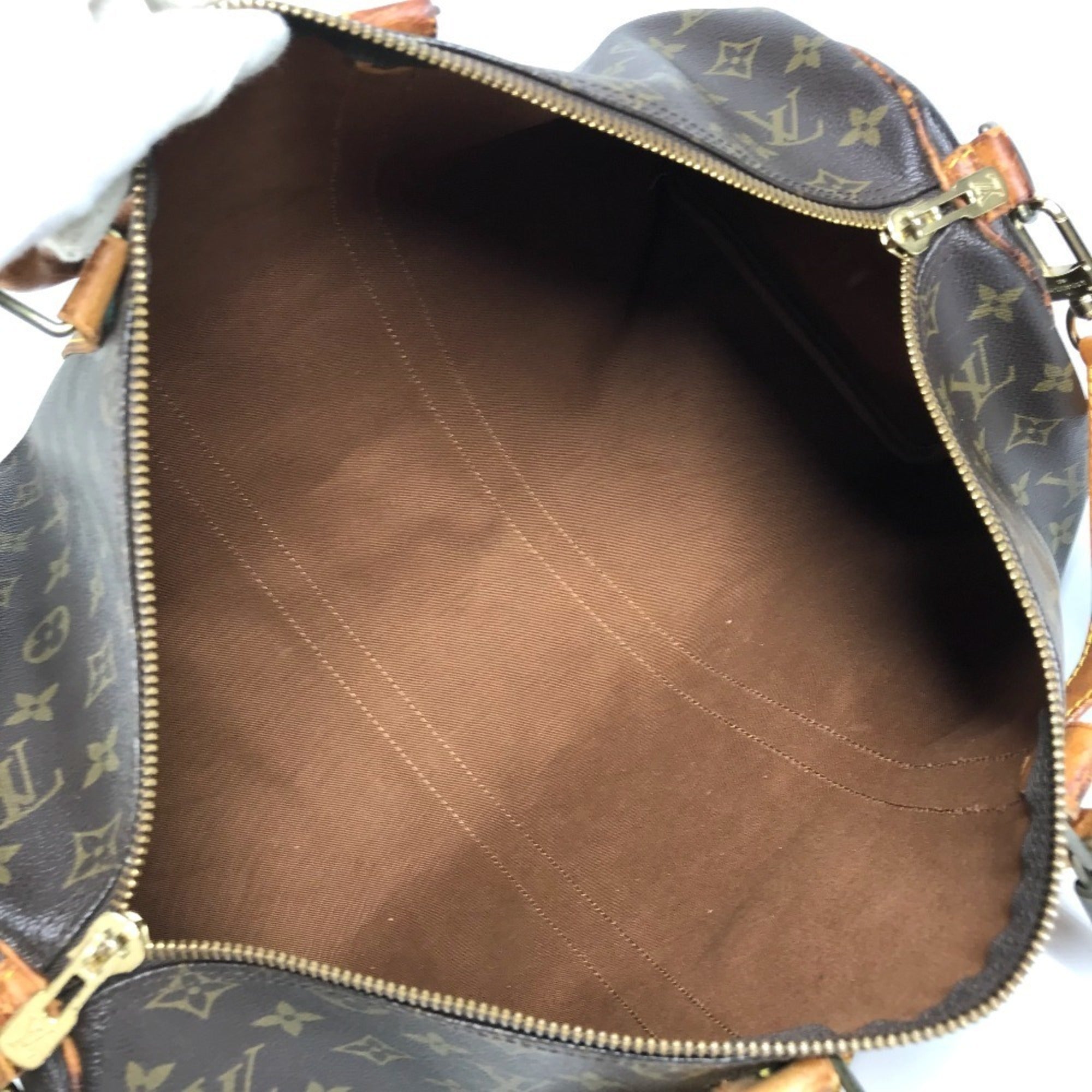 Louis Vuitton Brown Monogram Monogram Canvas Boston Bag (Pre-Owned)