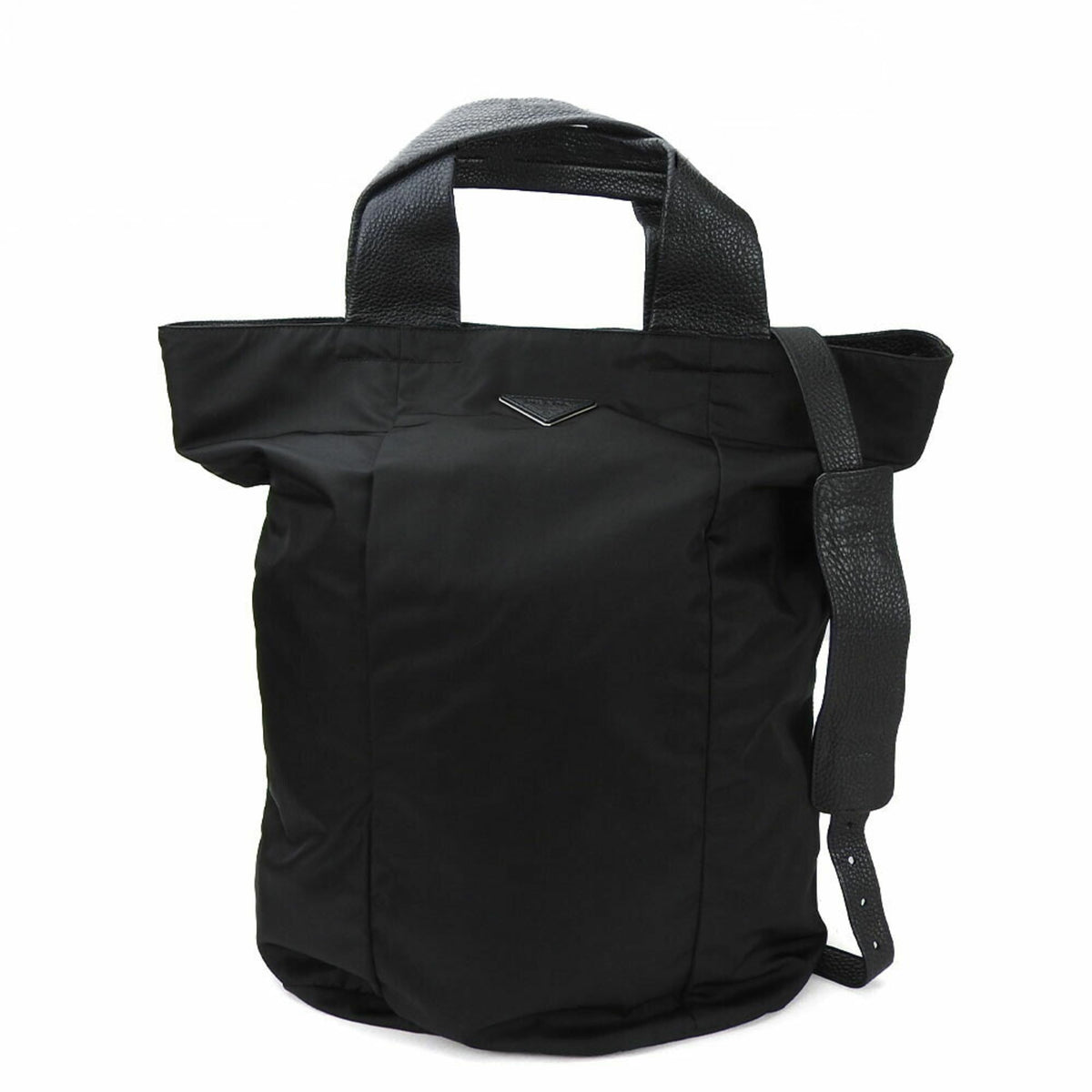 Prada Black Nero Tessuto Shoulder Bag Tote Bag (Pre-Owned)