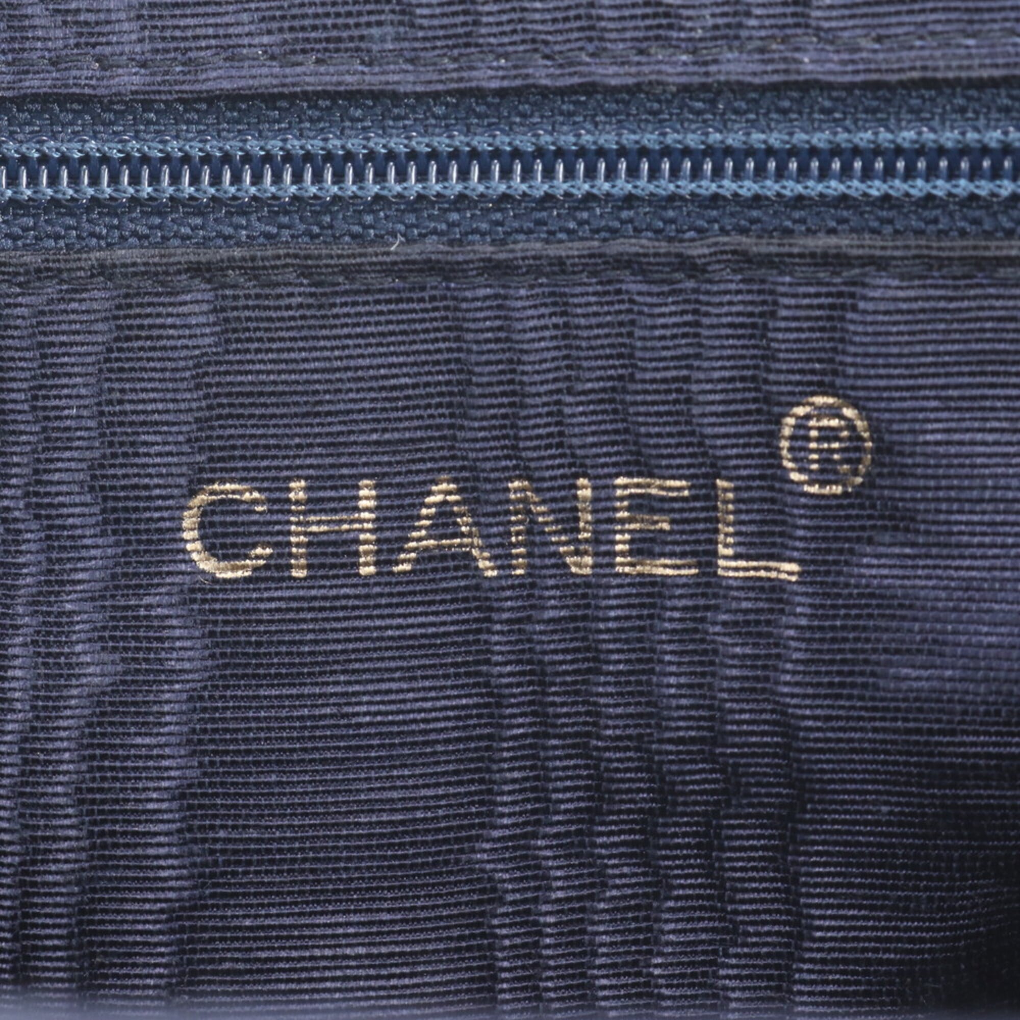 Chanel Blue Handbag Tote Bag (Pre-Owned)