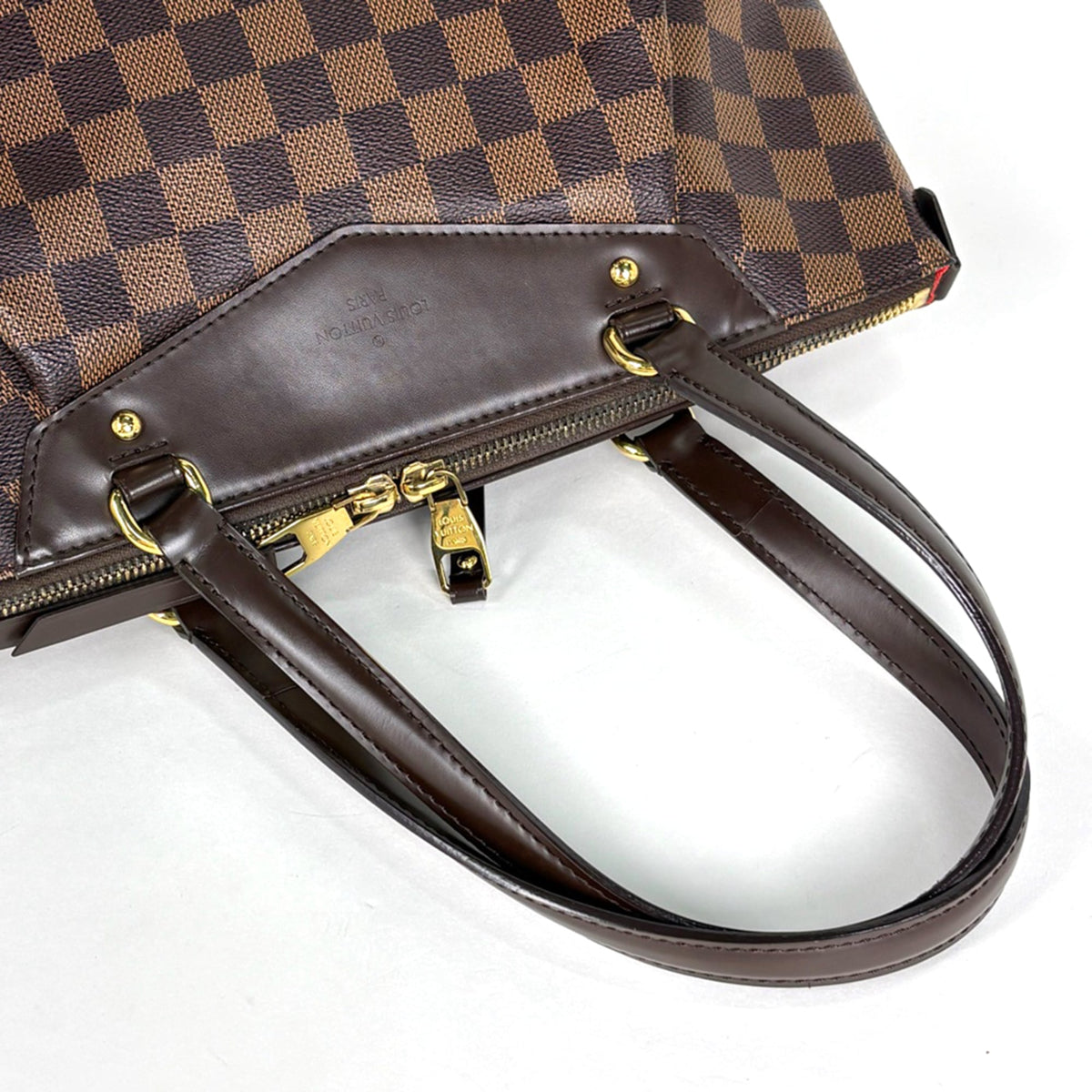 Louis Vuitton Brown Damier Canvas Damier Canvas Handbag (Pre-Owned)