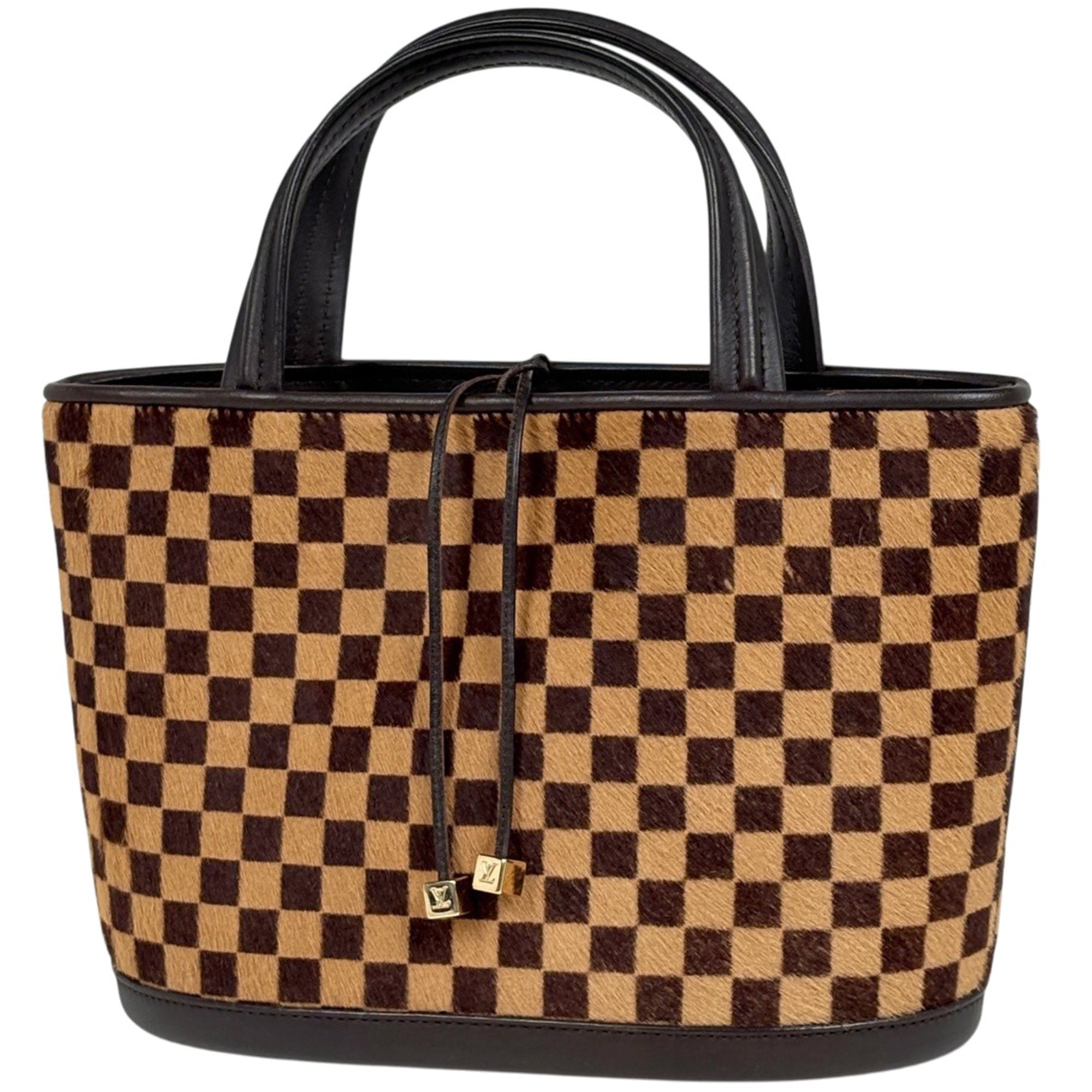 Louis Vuitton Damier Sauvage Brown Leather Handbag (Pre-Owned)