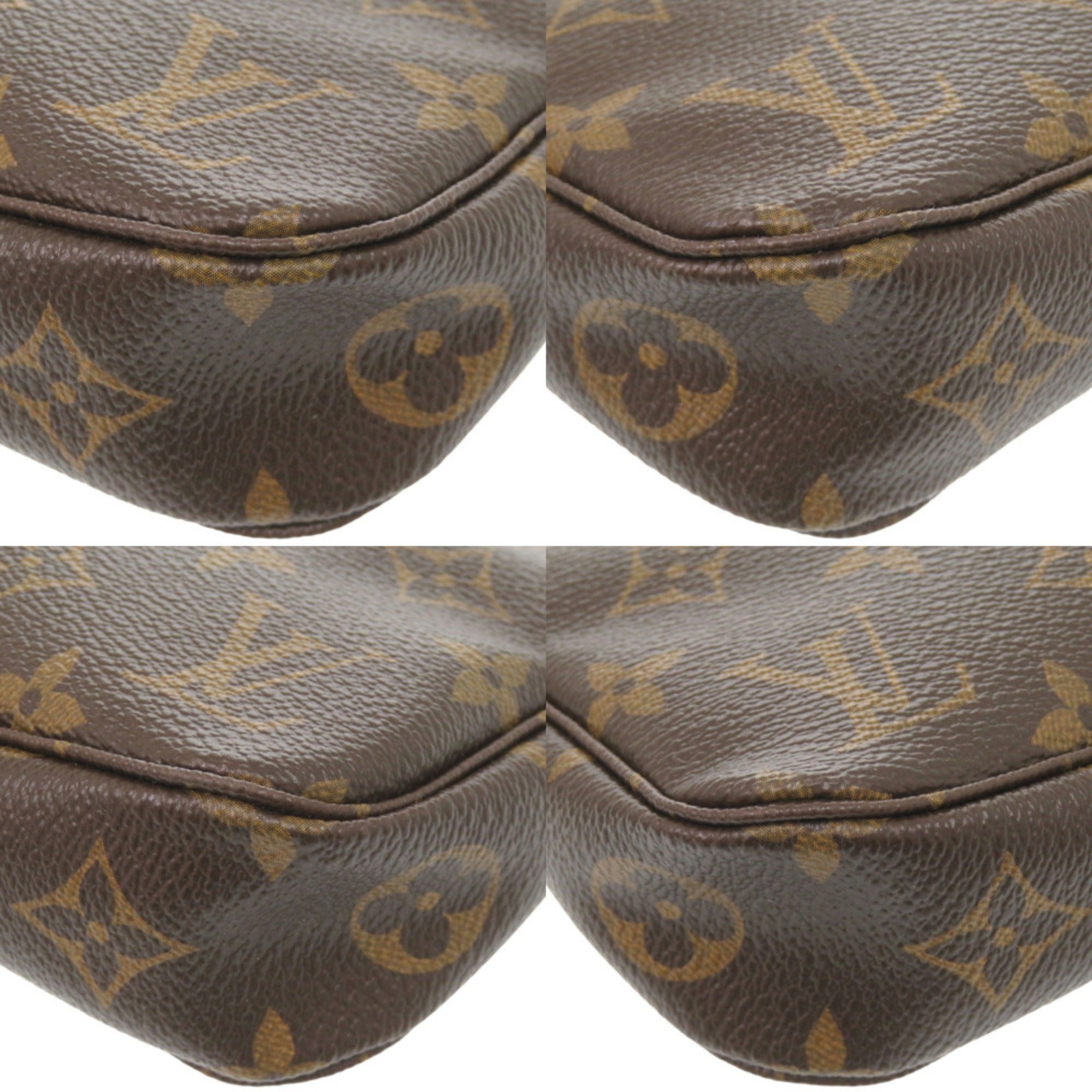 Louis Vuitton Brown Monogram Monogram Handbag Pochette Pouch (Pre-Owned)