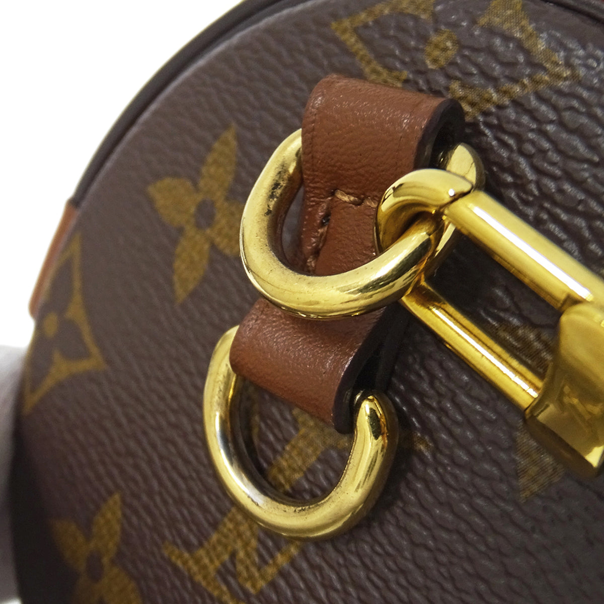 Louis Vuitton Brown Monogram Canvas Handbag Shoulder Bag (Pre-Owned)