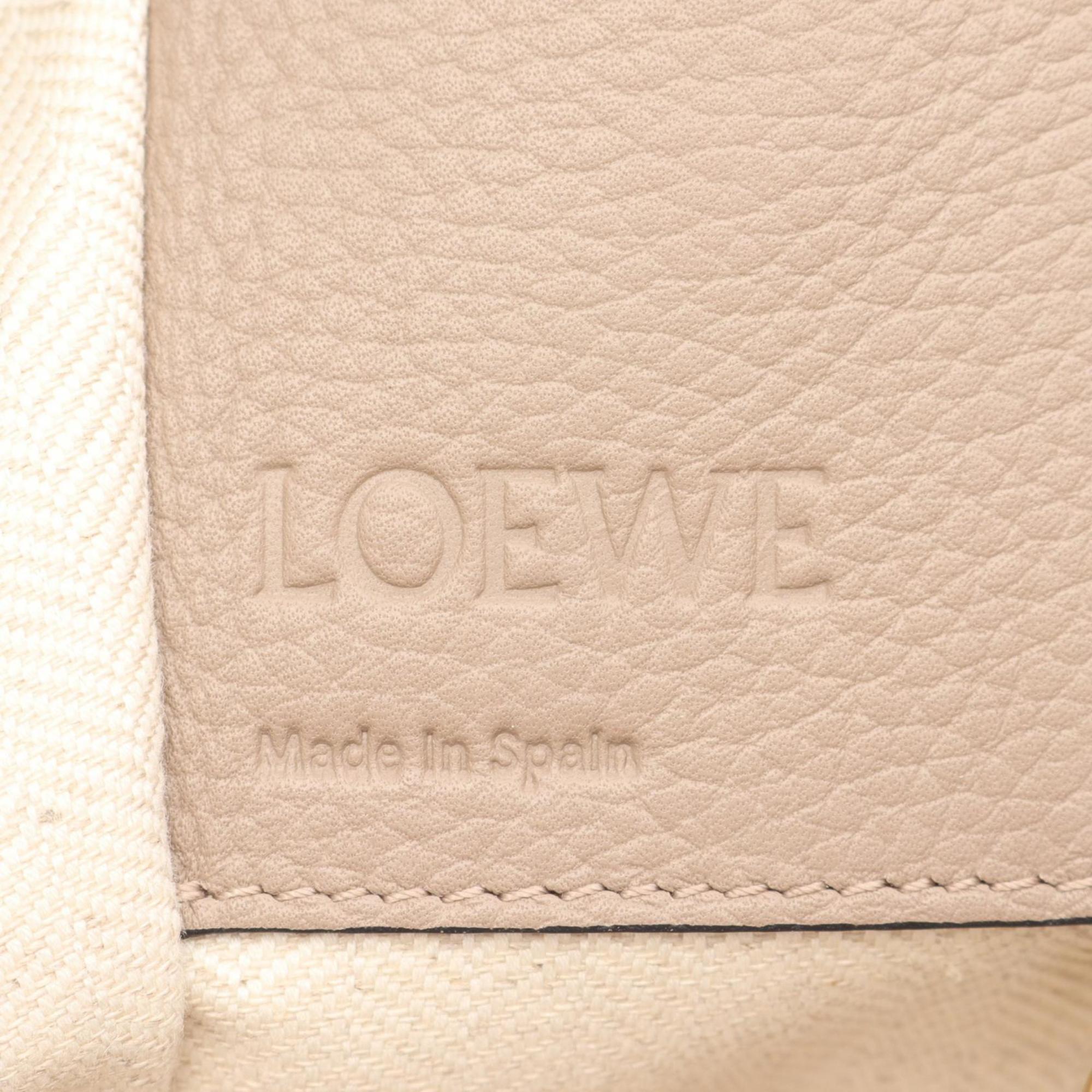 Loewe Beige Brown Leather Handbag (Pre-Owned)