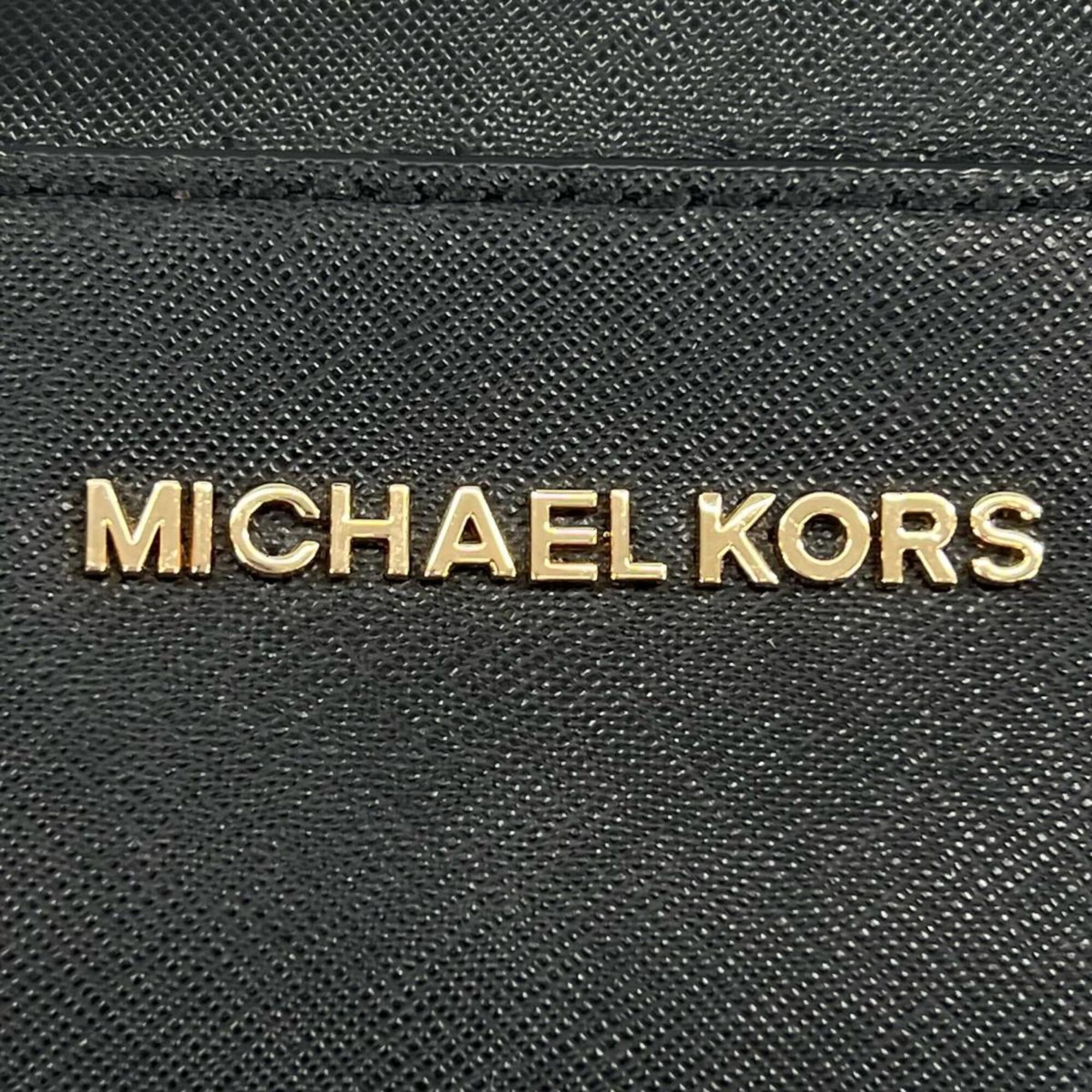 Michael Kors Black Leather Shoulder Bag (Pre-Owned)