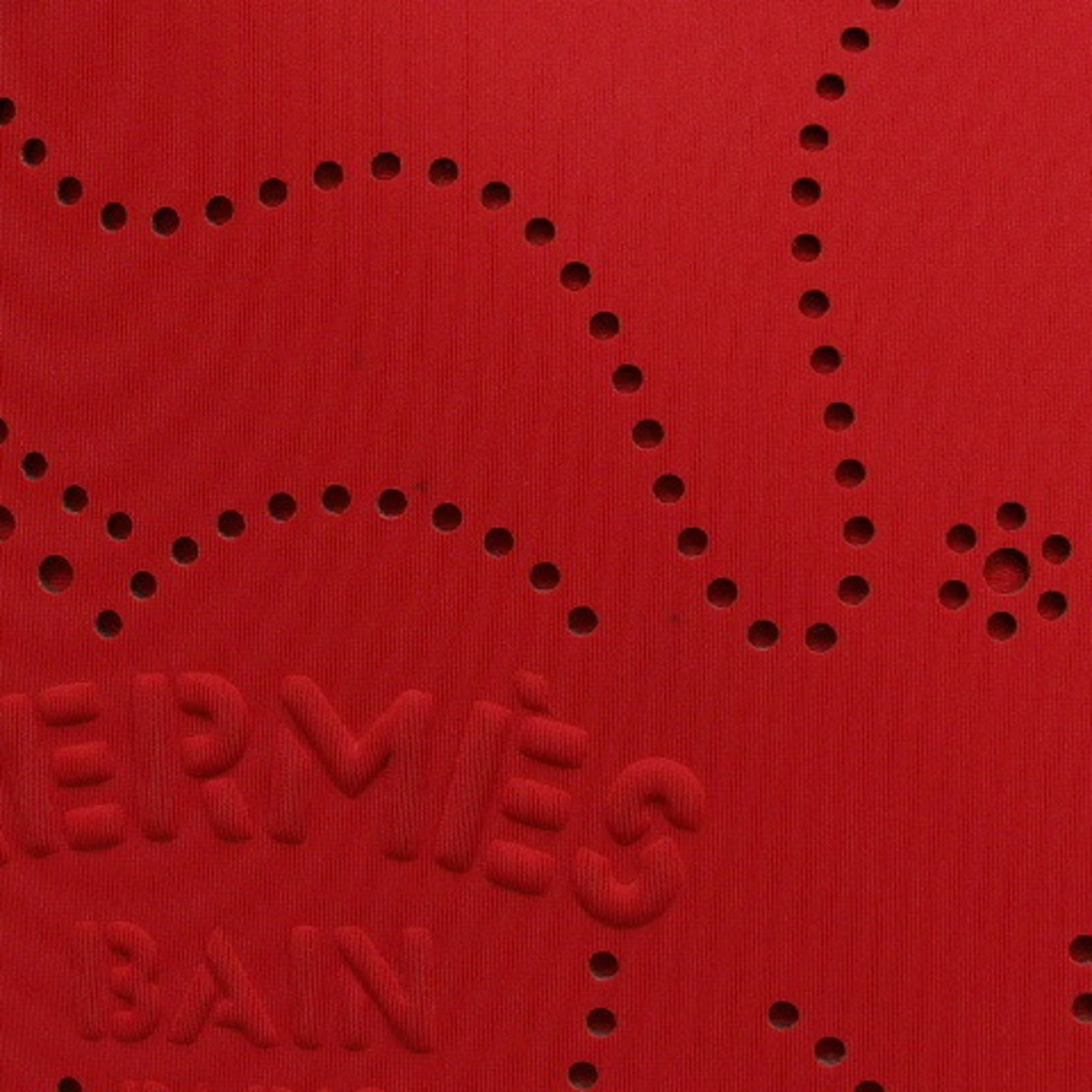 Hermes Red Color Polyamide 80% Pouch (Pre-Owned)