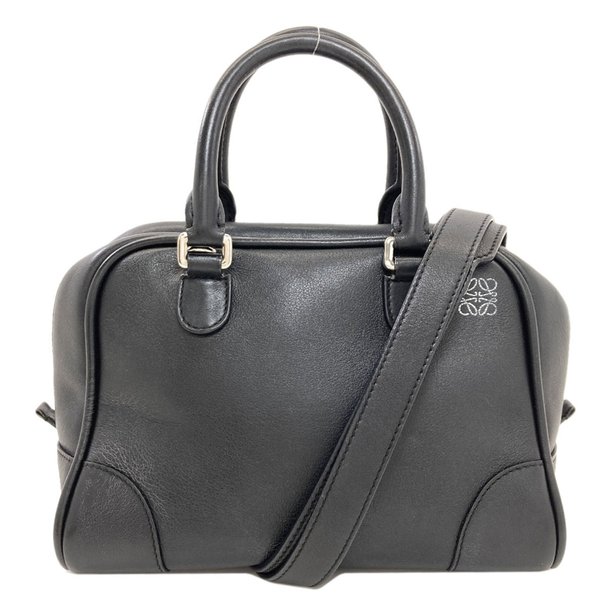 Loewe Black Leather Handbag (Pre-Owned)