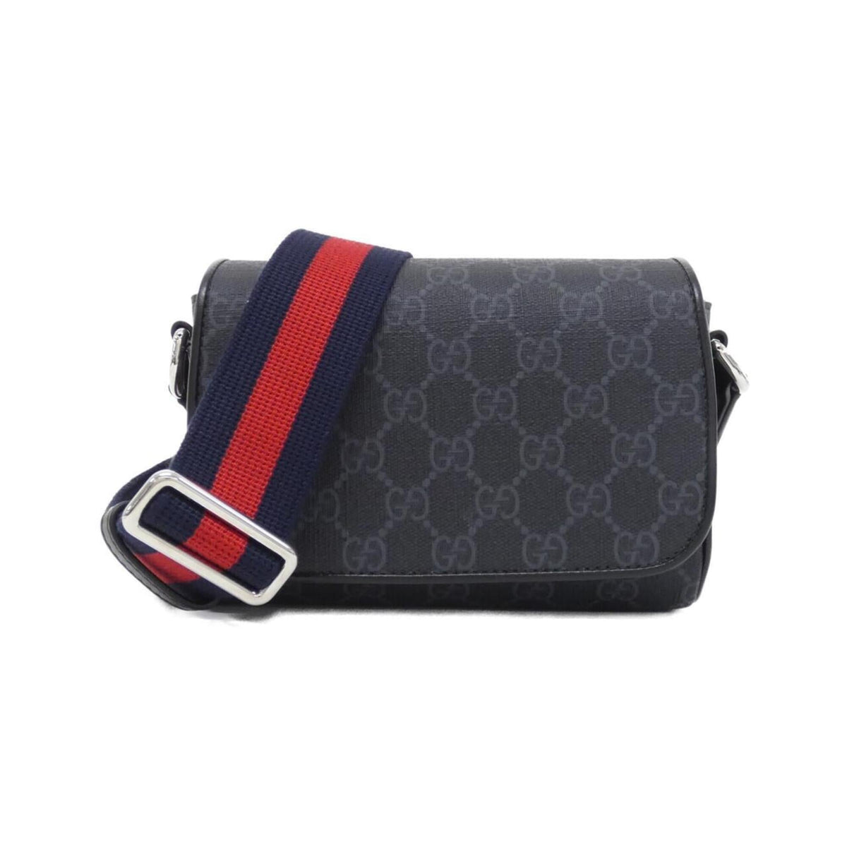 Gucci Black Gg Supreme Shoulder Bag (Pre-Owned)