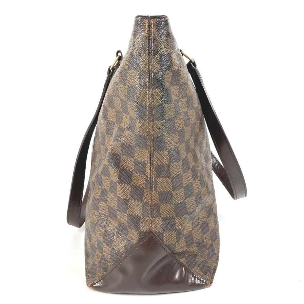 Louis Vuitton Damier Brown Ebene Damier Canvas Shoulder Bag Tote Bag (Pre-Owned)