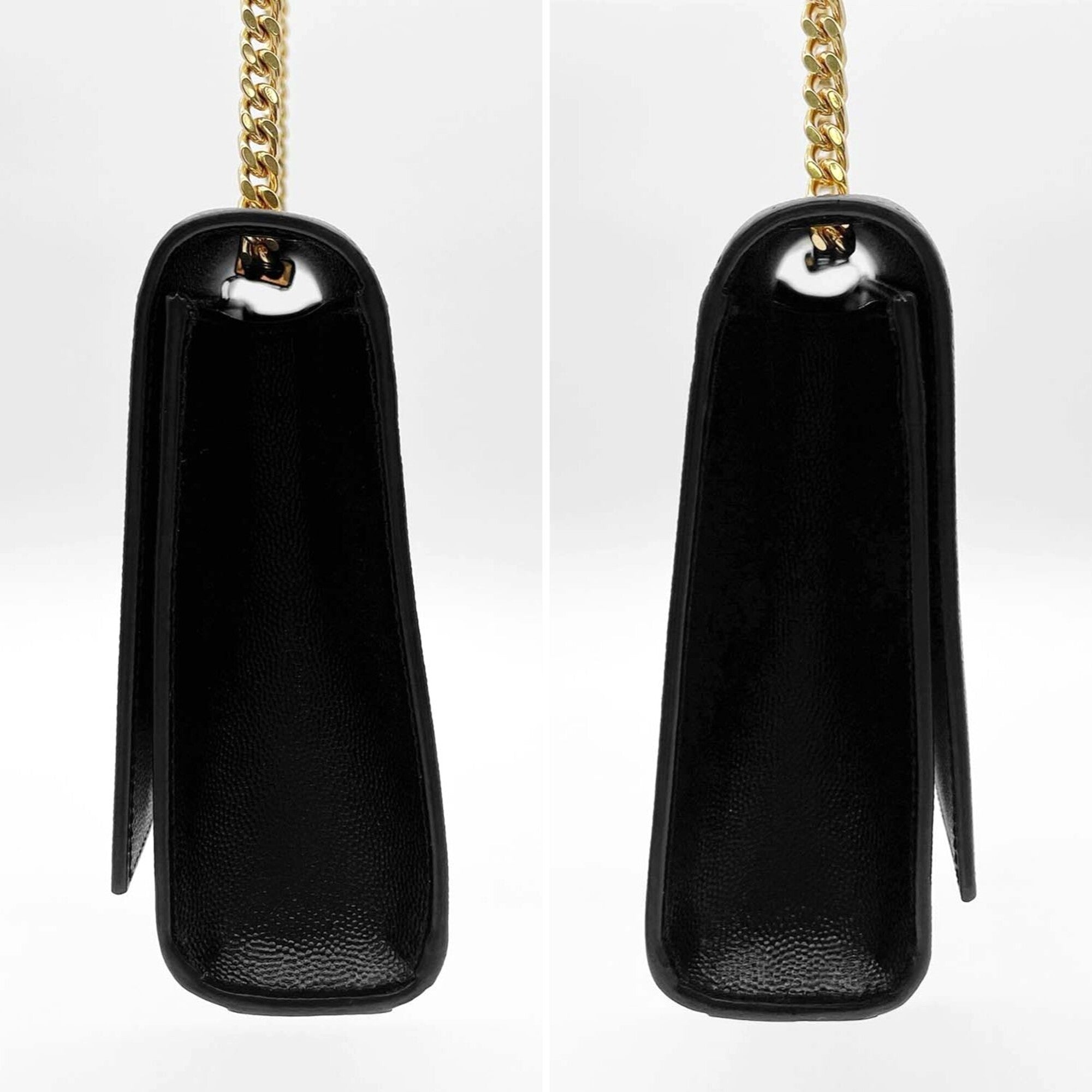 Saint Laurent Black Leather Shoulder Bag (Pre-Owned)