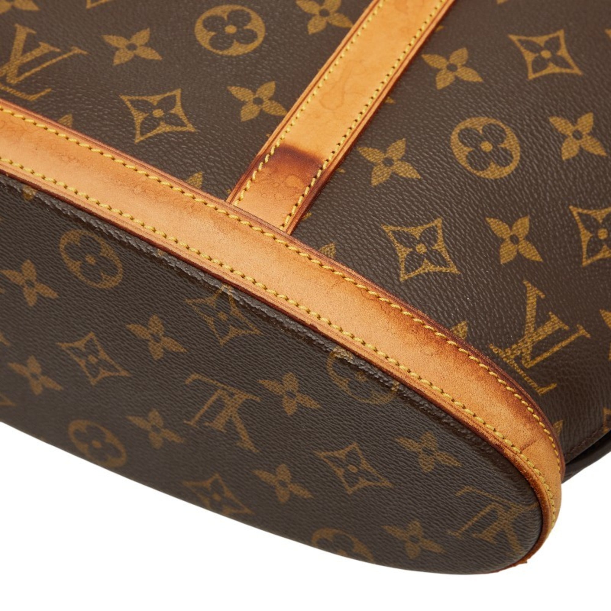Louis Vuitton Brown Pvc Leather Tote Bag (Pre-Owned)