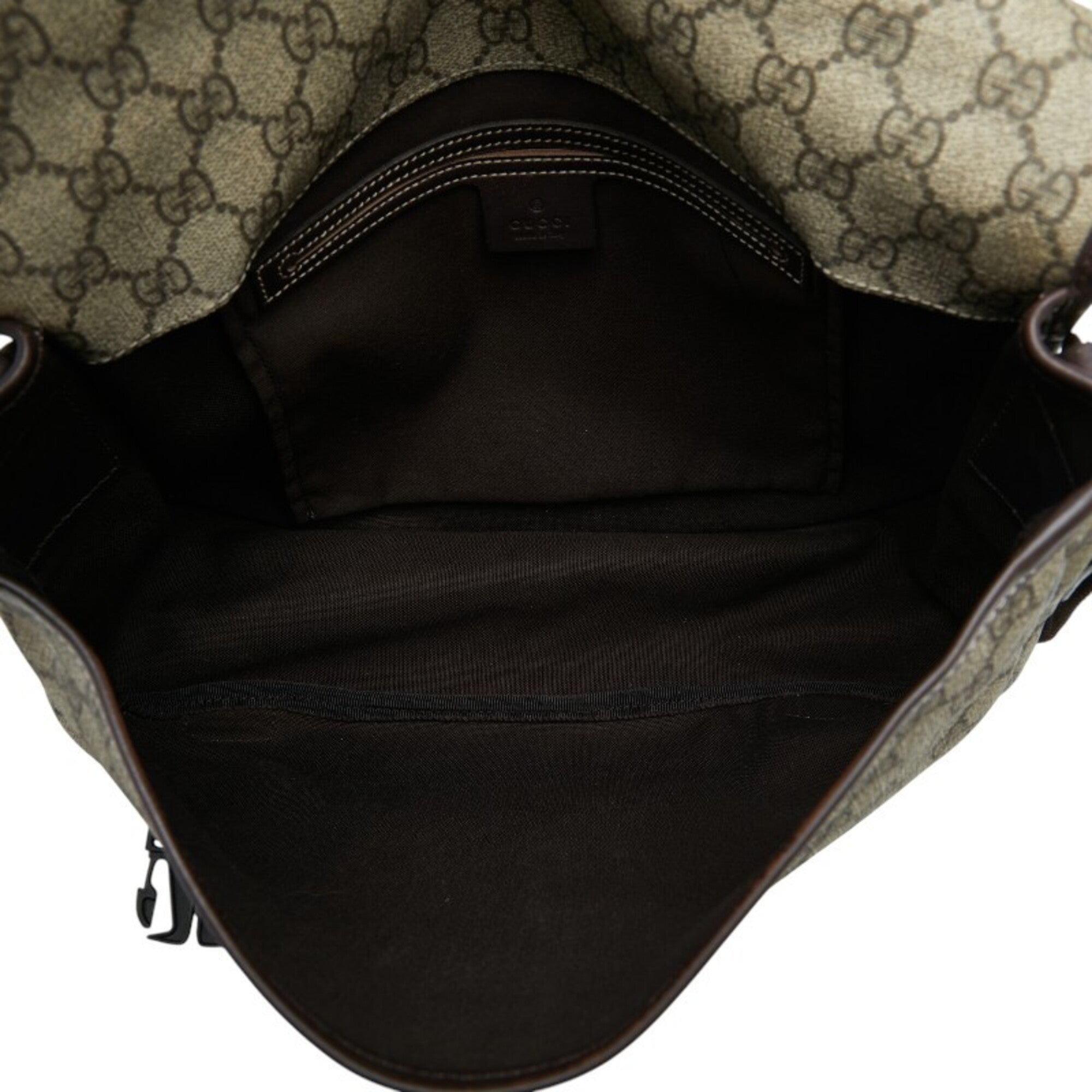 Gucci Beige Pvc Leather Shoulder Bag (Pre-Owned)