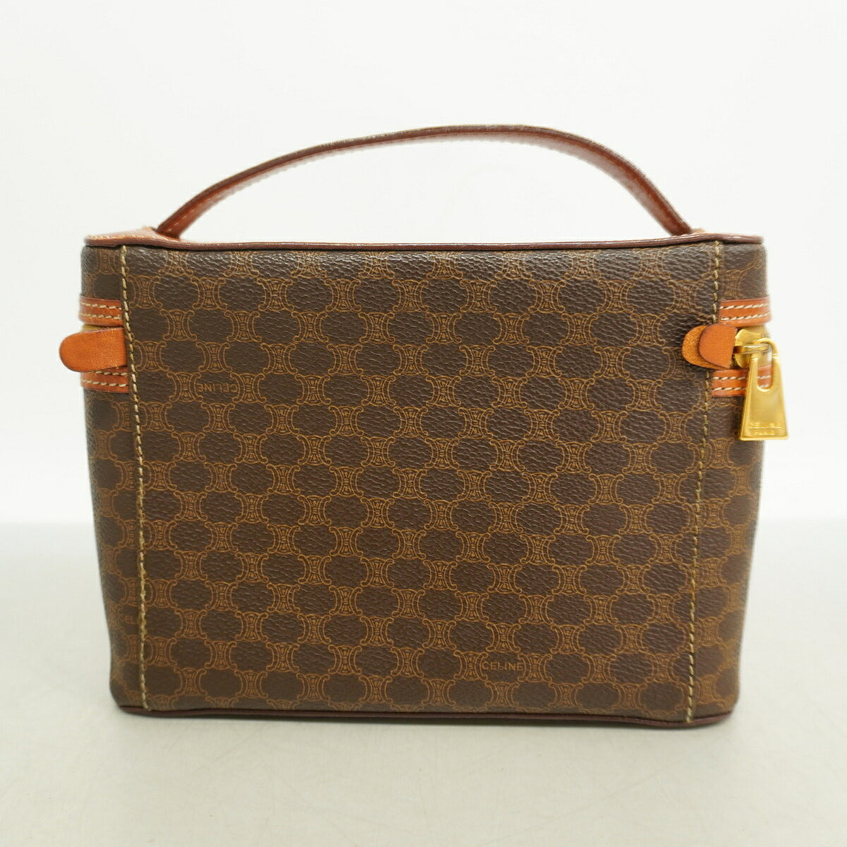 Celine Brown Pvc Vanity Bag (Pre-Owned)