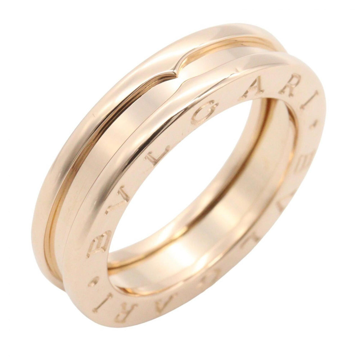 Bvlgari Gold Pink Gold (18K) Band Ring (Pre-Owned)