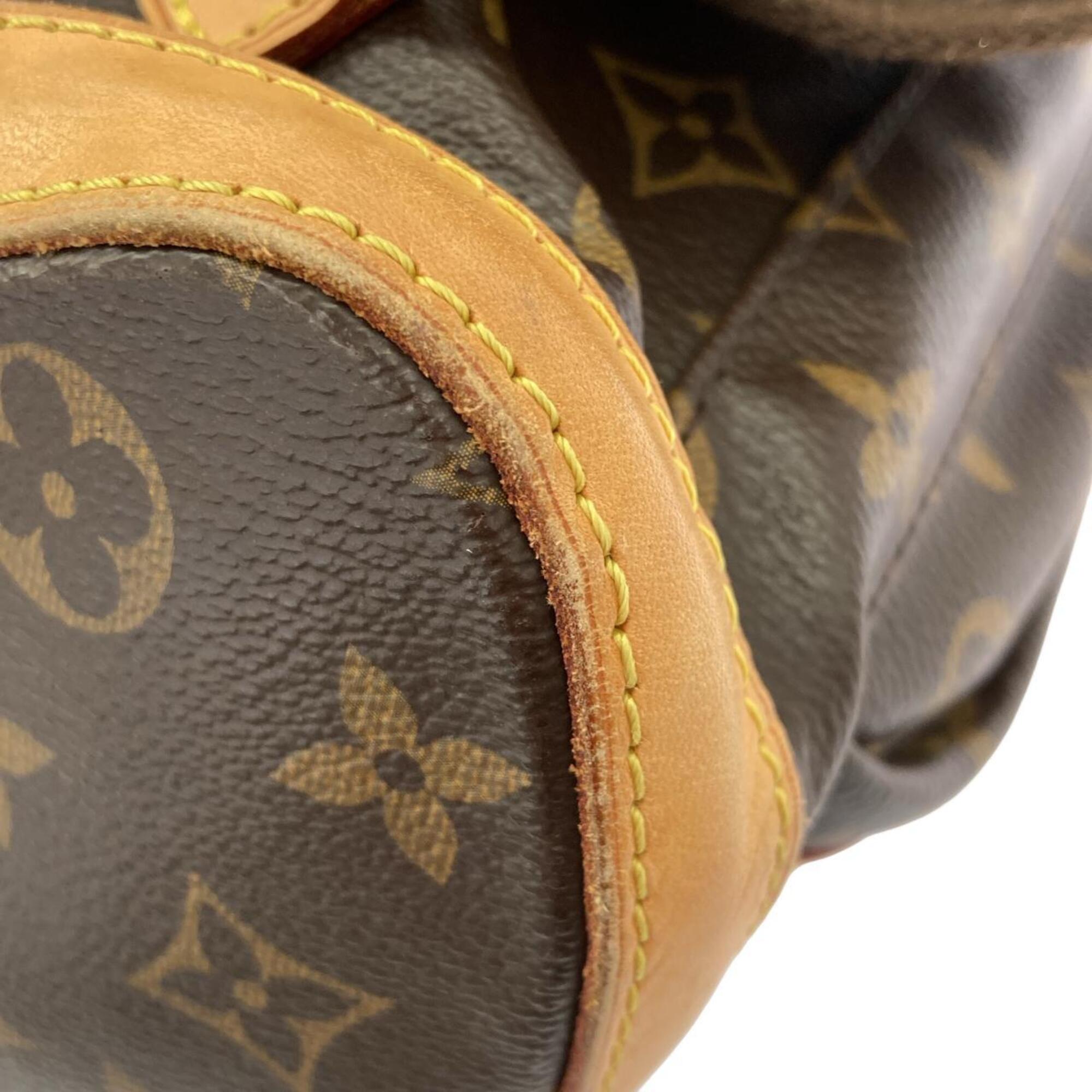 Louis Vuitton Marron Coated Canvas Backpack (Pre-Owned)
