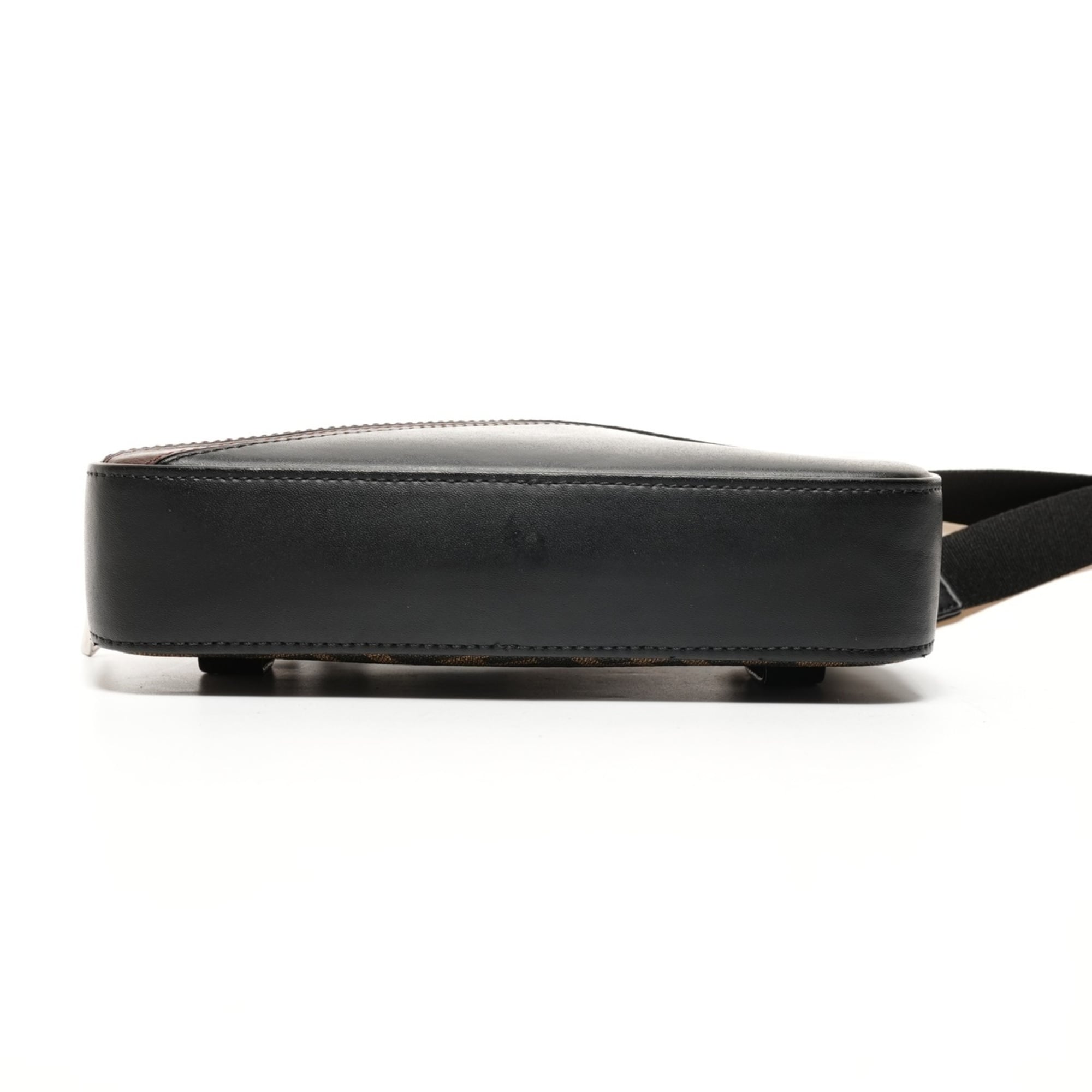 Fendi Zucca Black Shoulder Bag (Pre-Owned)