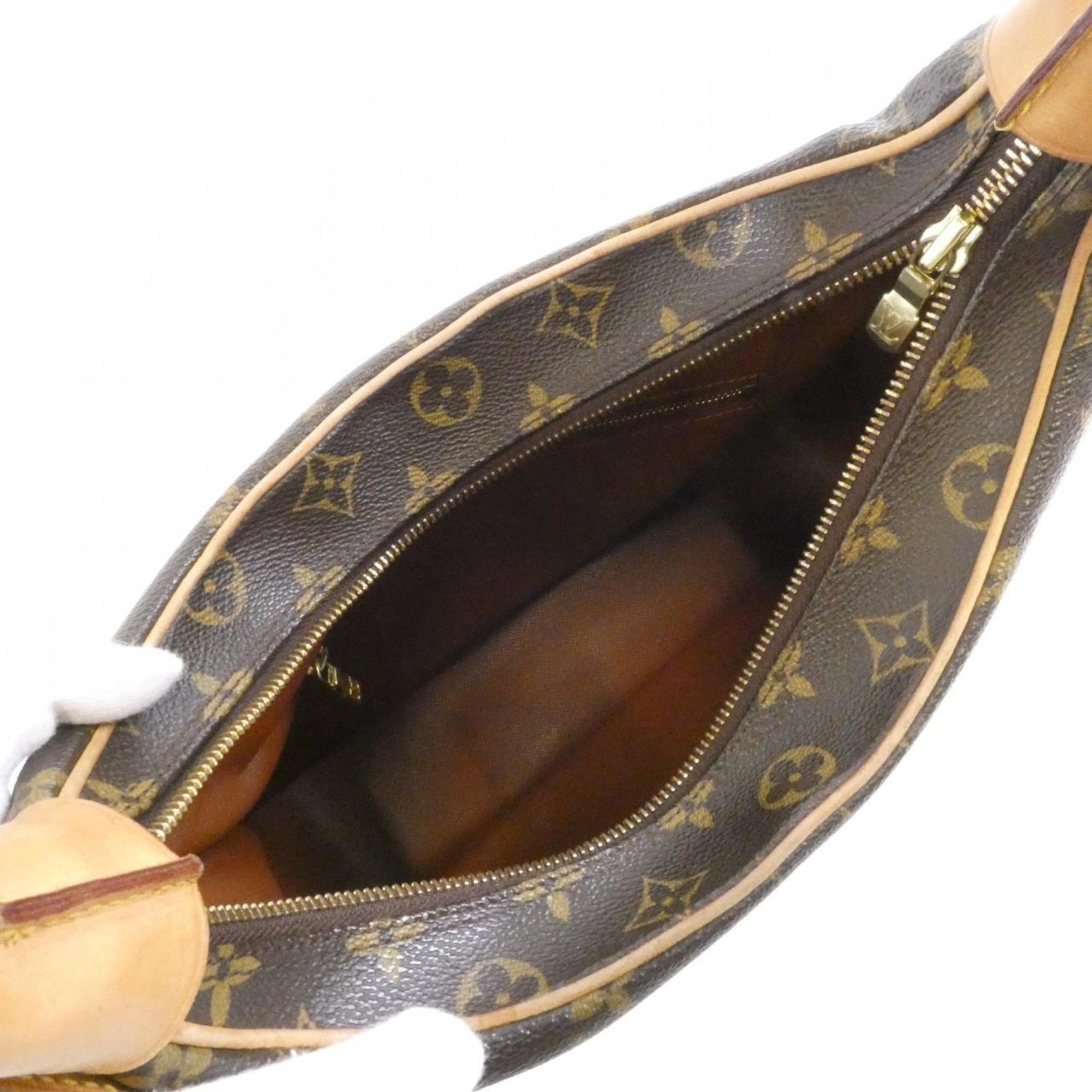Louis Vuitton Marron Coated Canvas Shoulder Bag (Pre-Owned)
