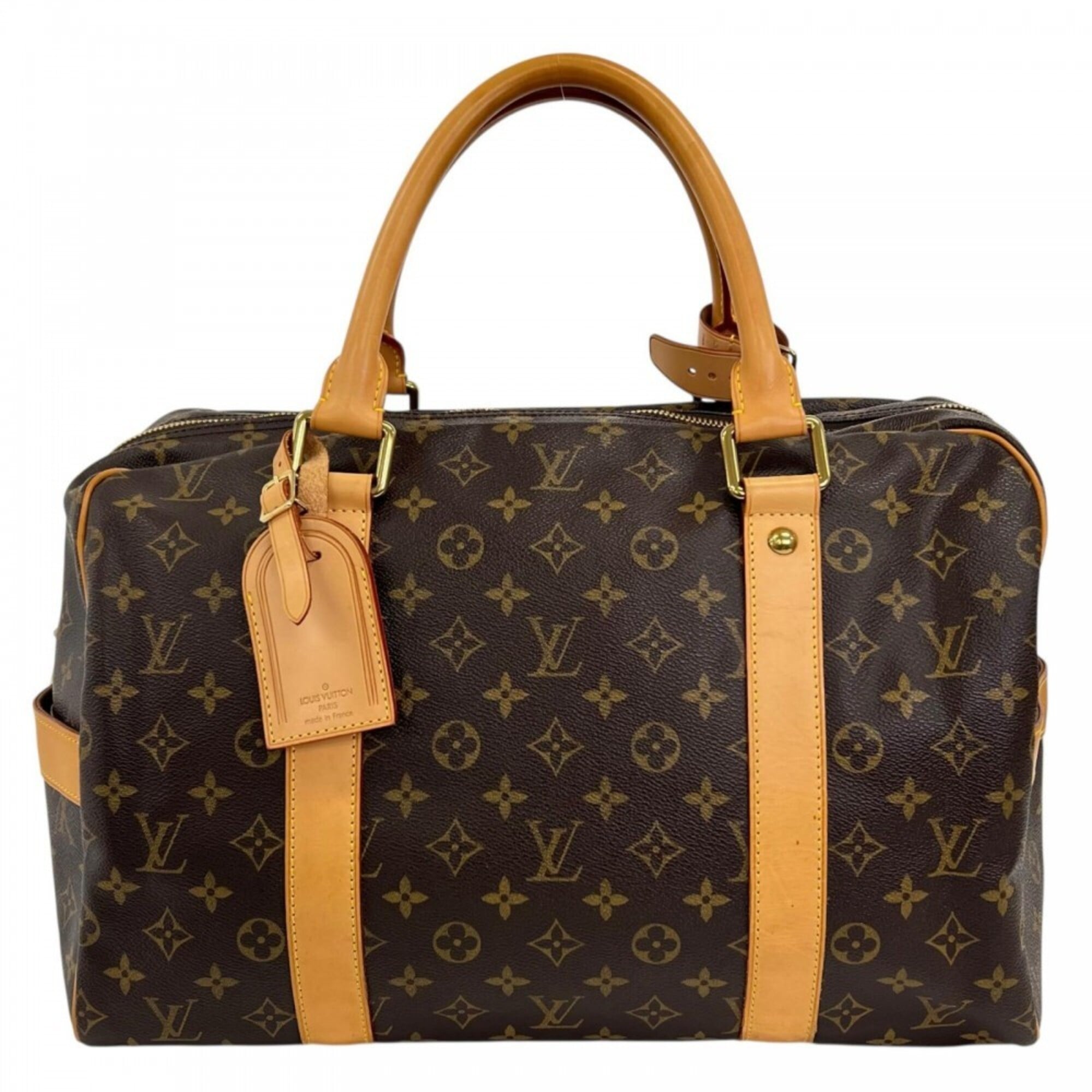 Louis Vuitton Brown Monogram Or White Monogram Boston Bag (Pre-Owned)