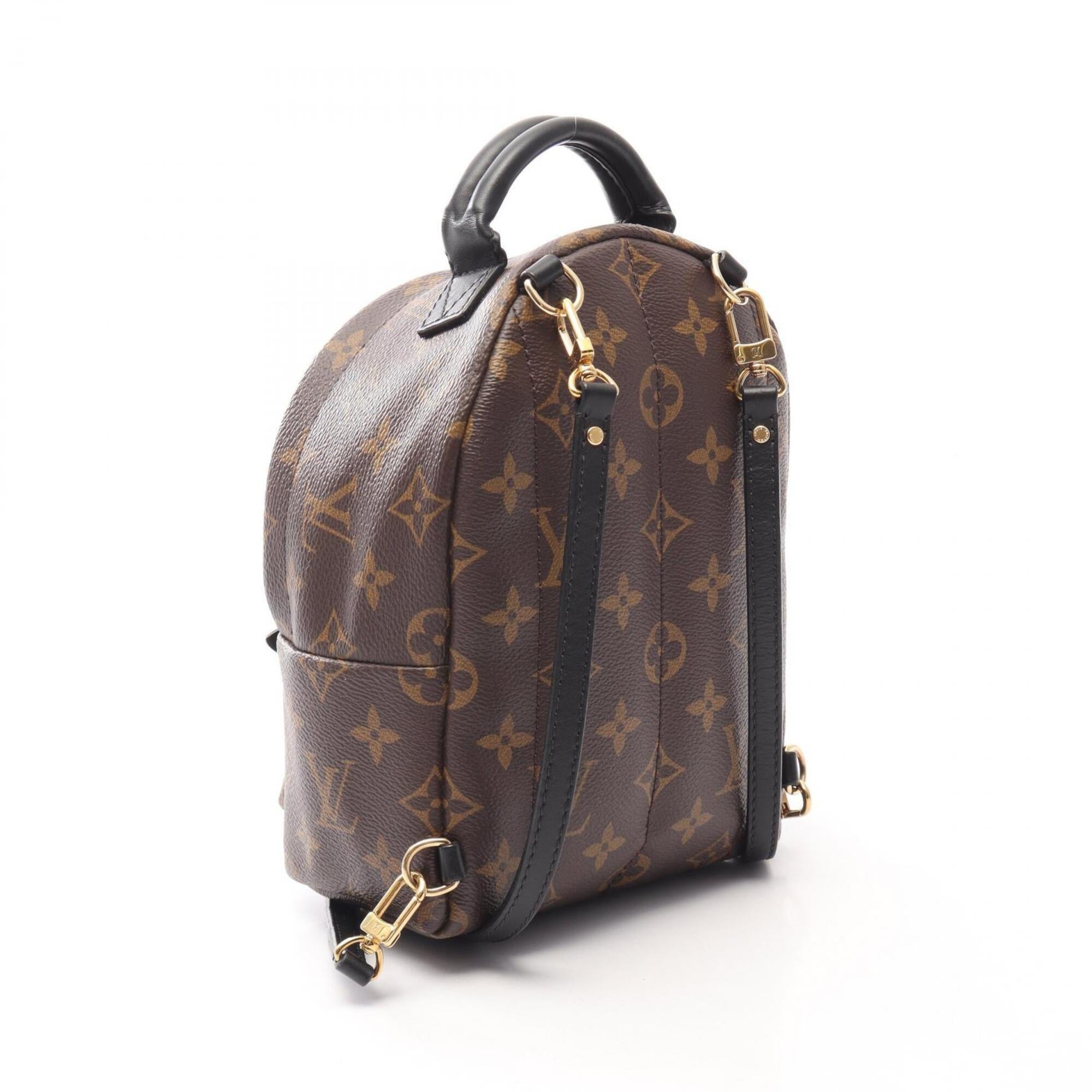 Louis Vuitton Black Brown Monogram Monogram Backpack (Pre-Owned)