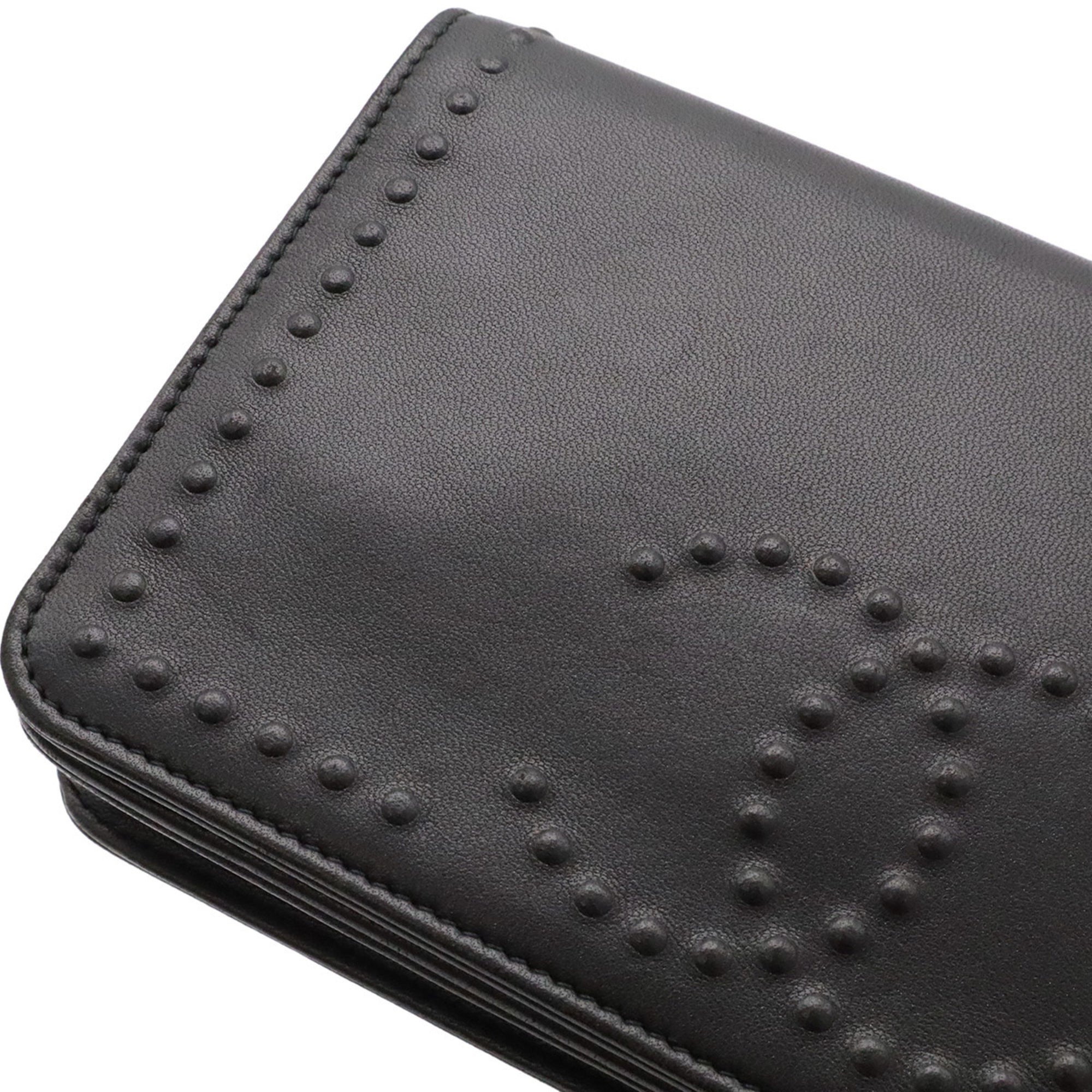 Chanel Black Leather Chain/Shoulder Wallet (Pre-Owned)