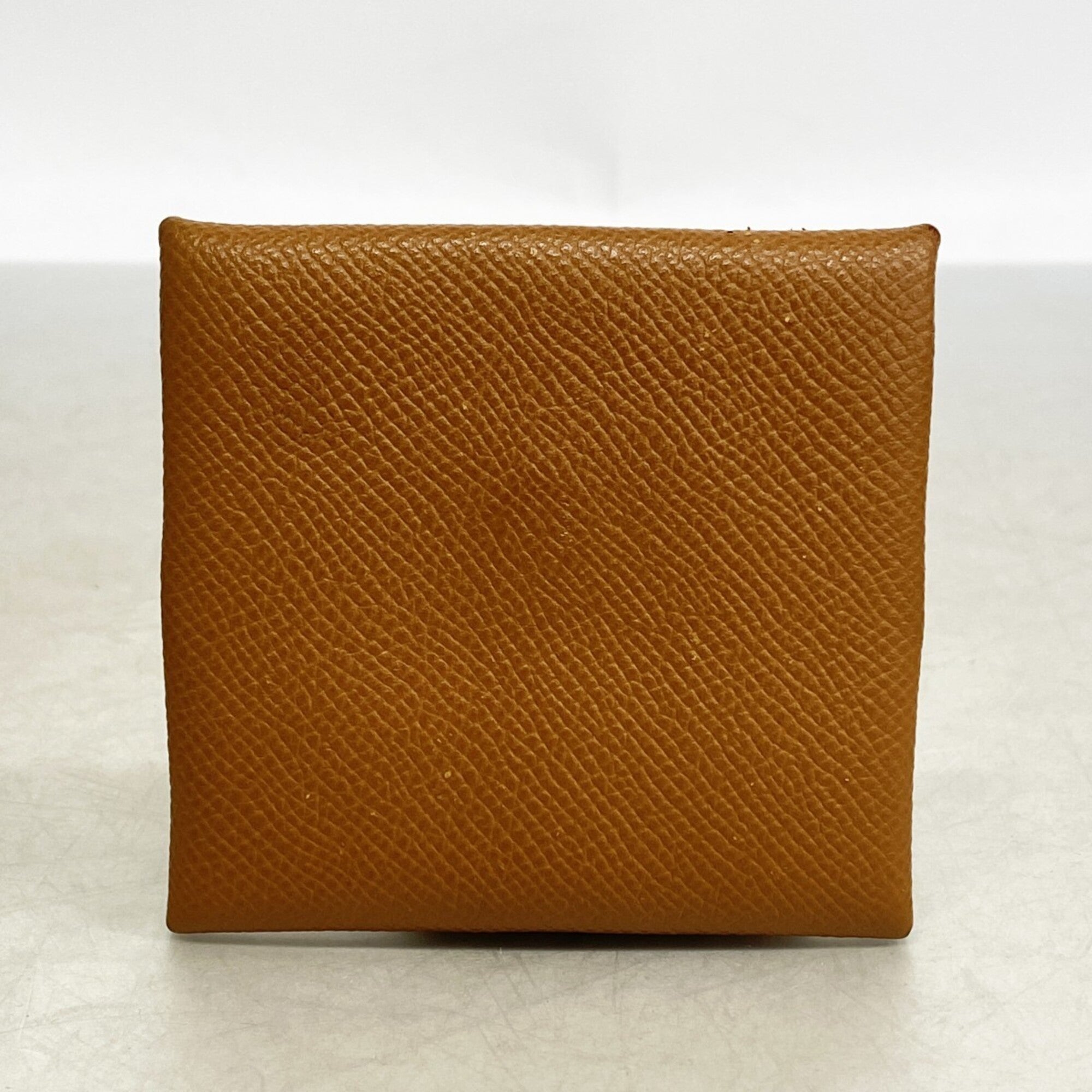Hermes Gold Epsom Leather Coin Purse/Coin Case (Pre-Owned)