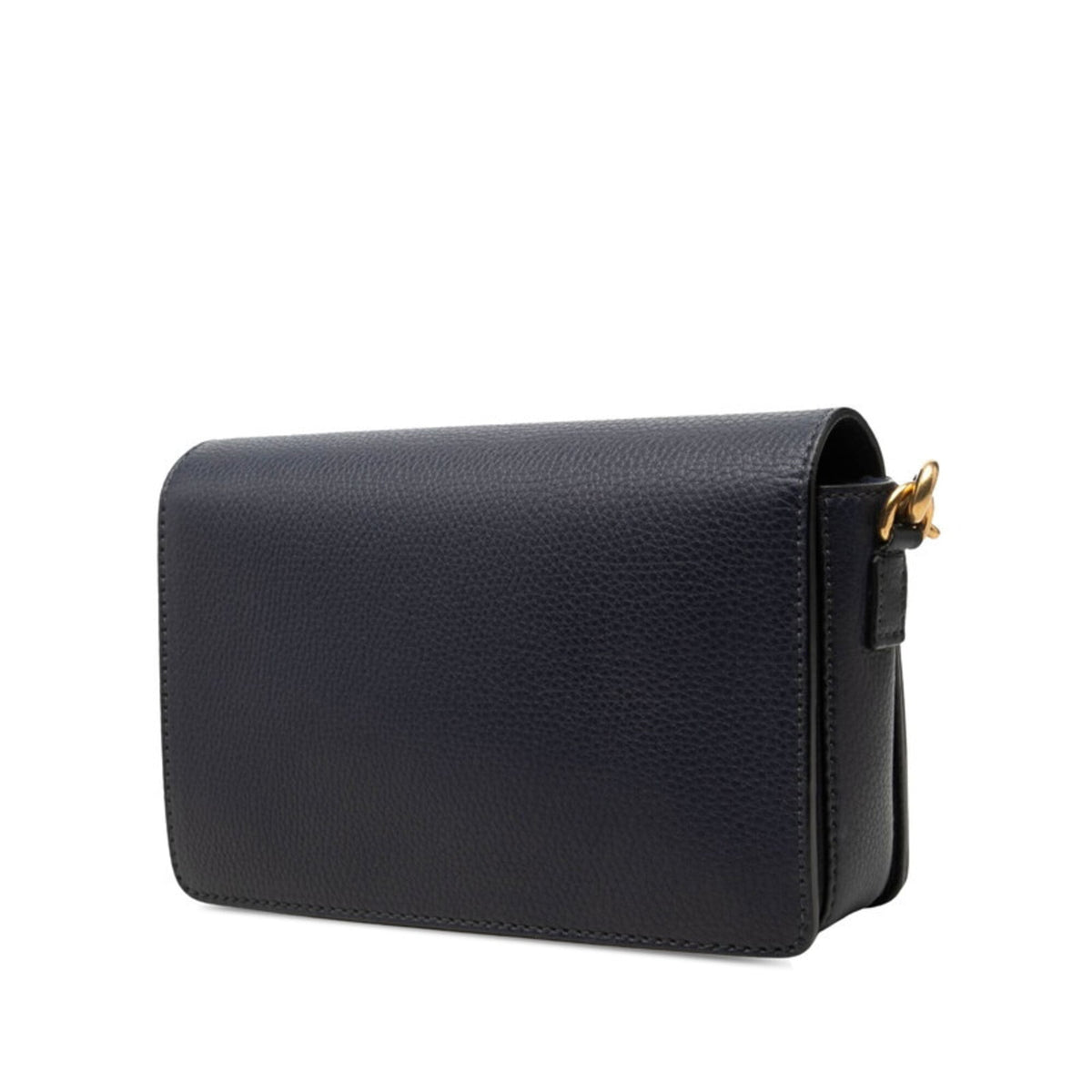 Christian Dior Navy Leather Shoulder Bag (Pre-Owned)