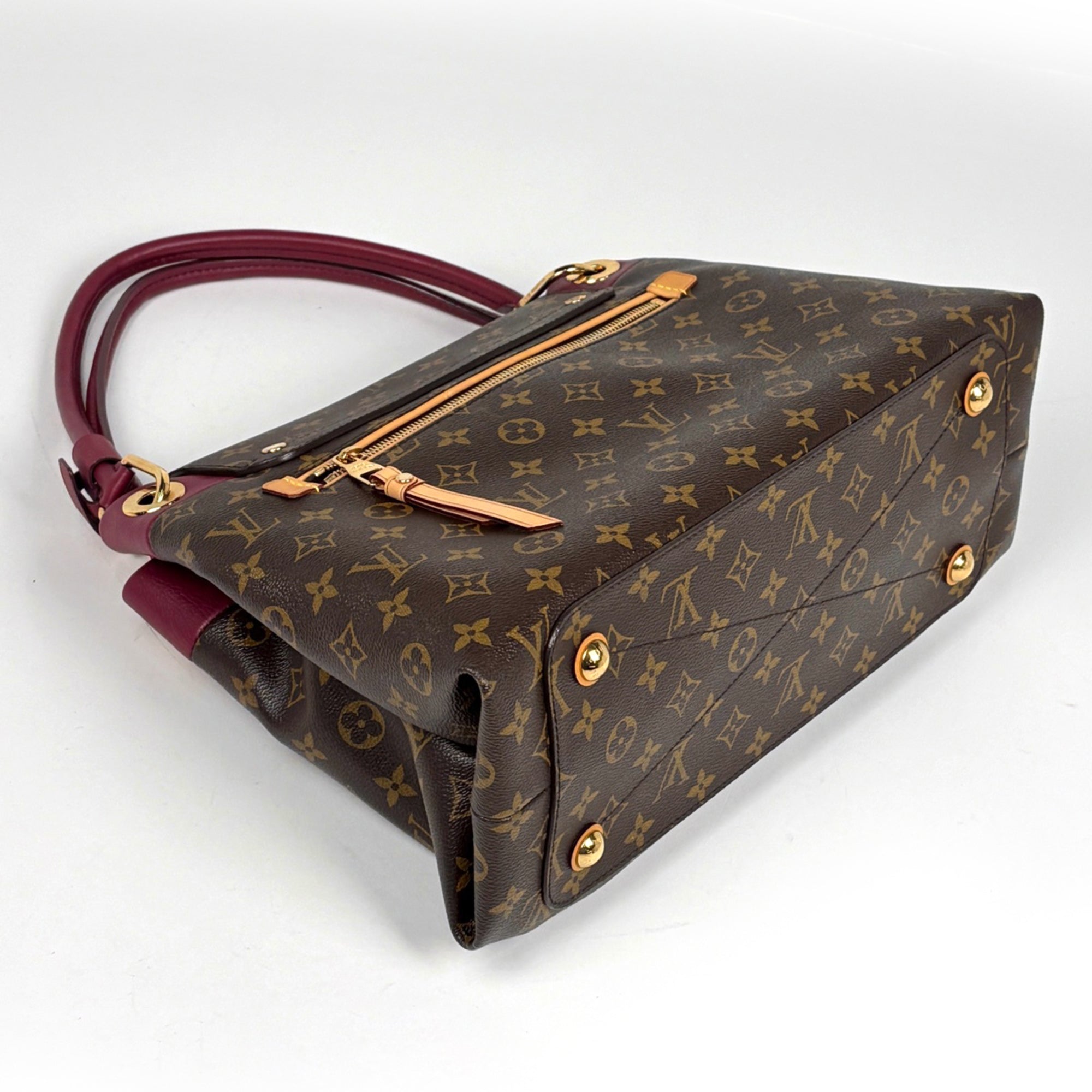 Louis Vuitton Brown Monogram Handbag Shoulder Bag Tote Bag (Pre-Owned)