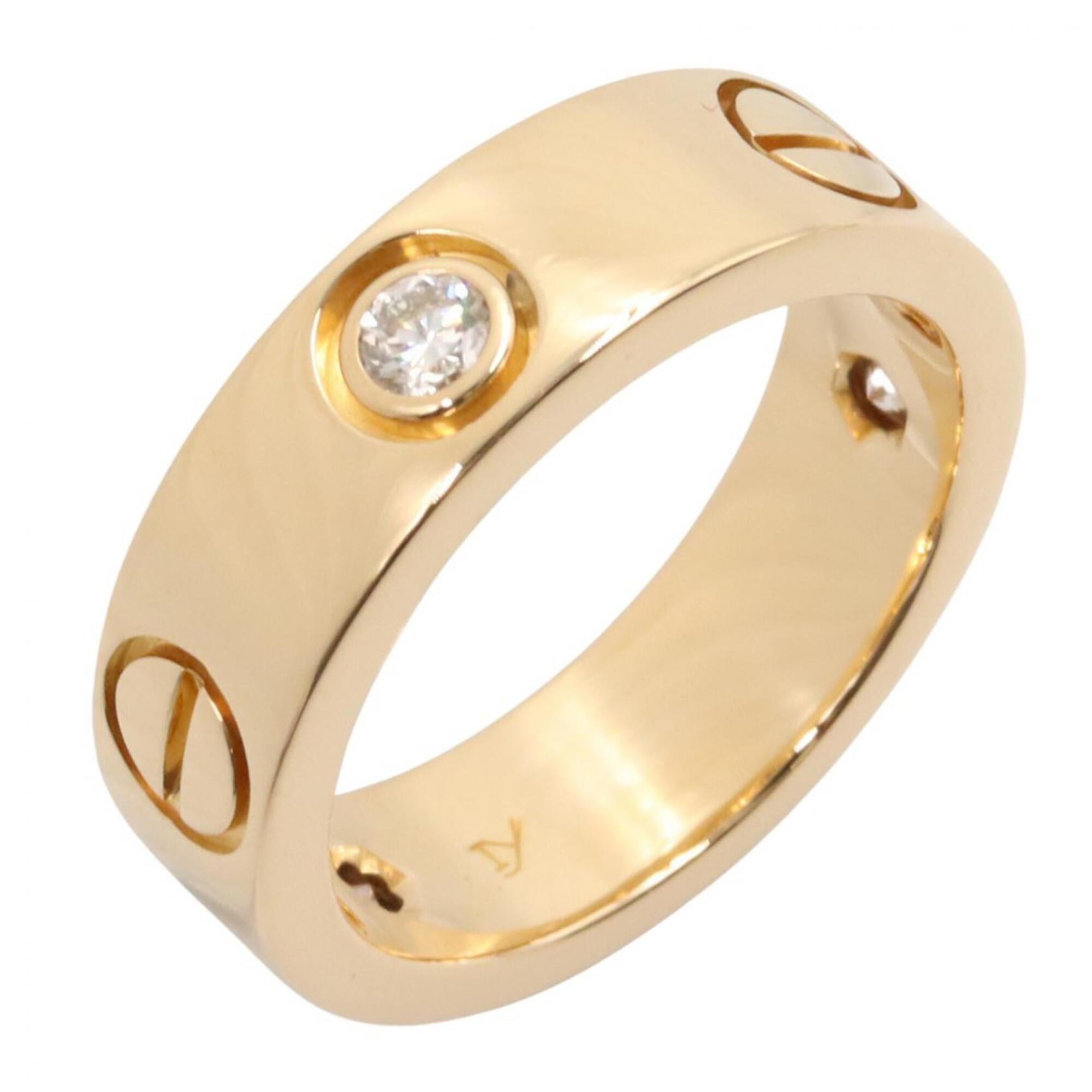 Cartier Gold Clear Yellow Gold (18K) Band Ring (Pre-Owned)