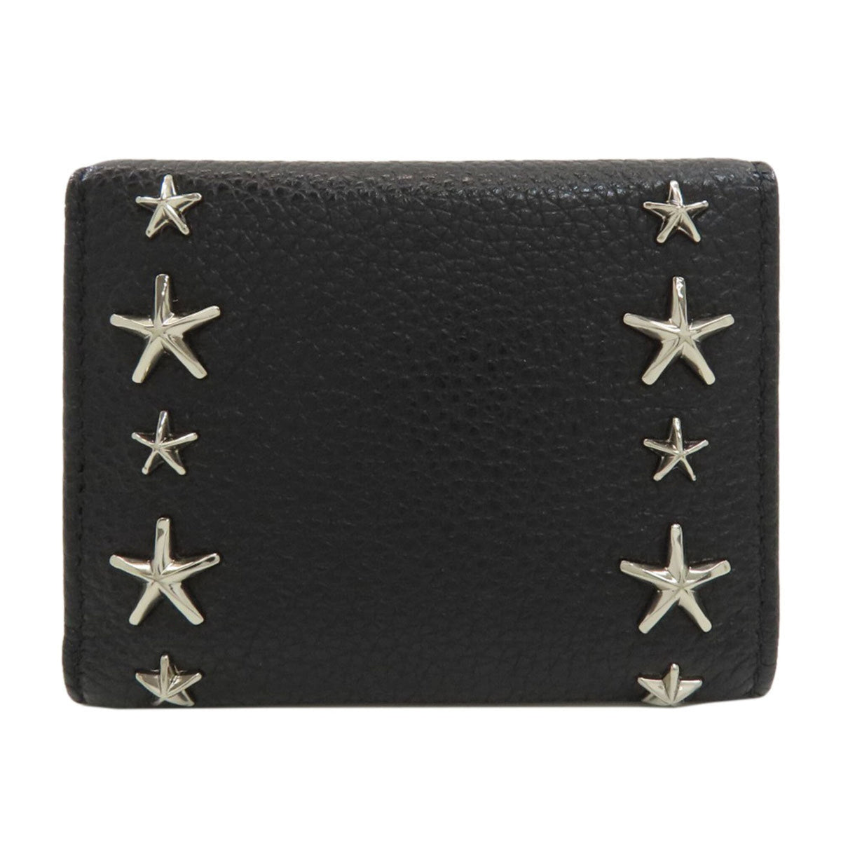 Jimmy Choo Black Leather Wallet (Tri-Fold) (Pre-Owned)