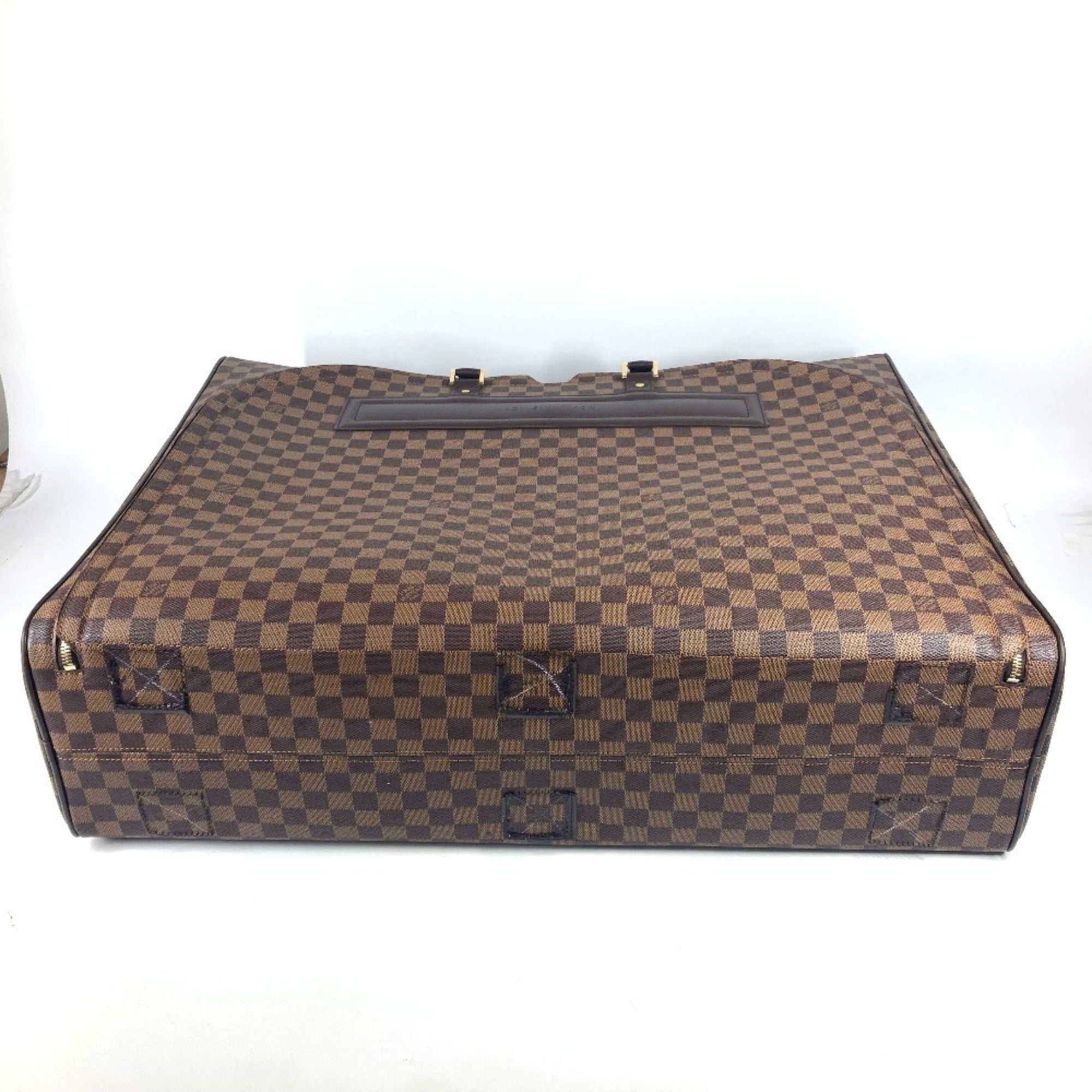 Louis Vuitton Brown Damier Canvas Ebene Damier Canvas Boston Bag (Pre-Owned)