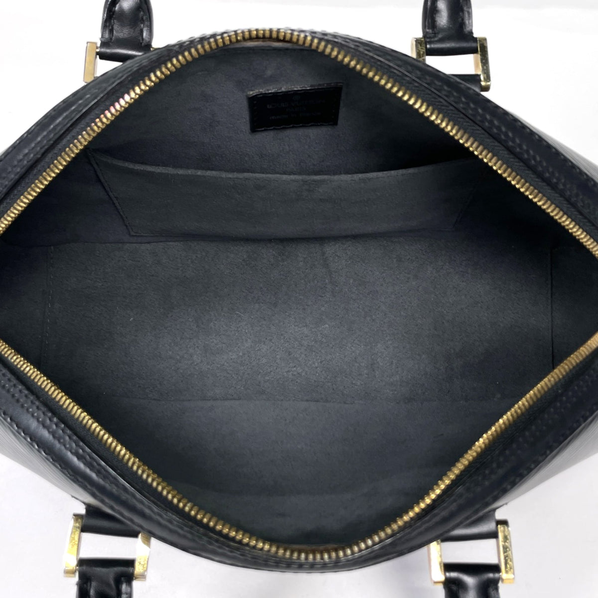 Louis Vuitton Black Noir Epi Leather Handbag (Pre-Owned)