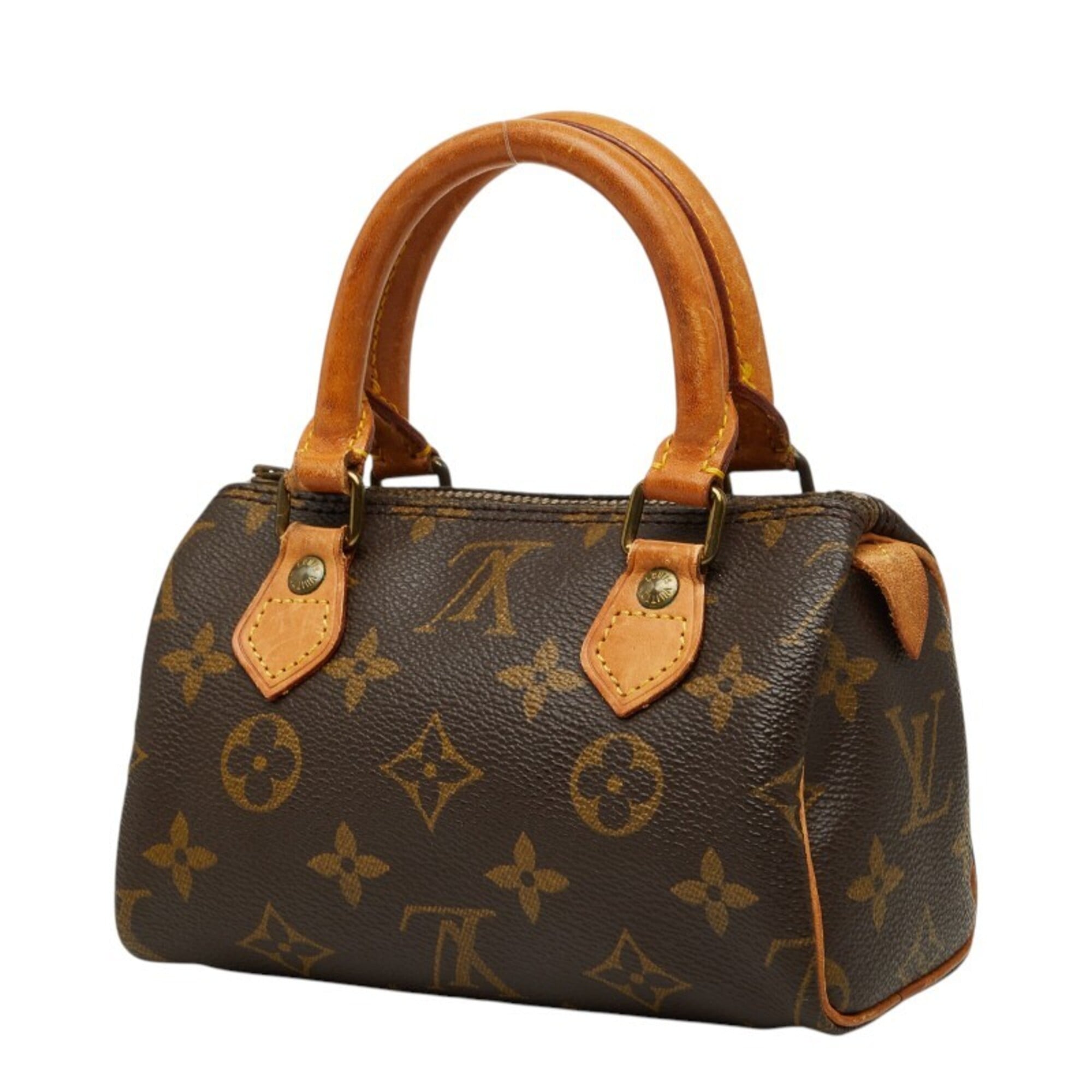 Louis Vuitton Brown Pvc Leather Handbag Shoulder Bag (Pre-Owned)