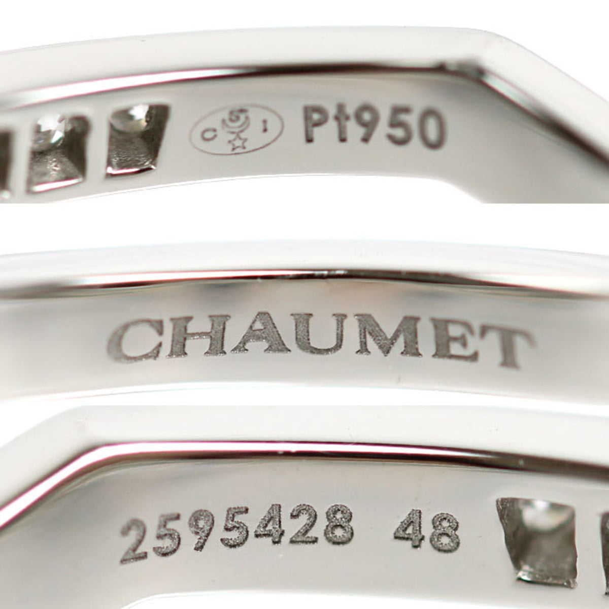 Chaumet Platinum 950 Band Ring (Pre-Owned)