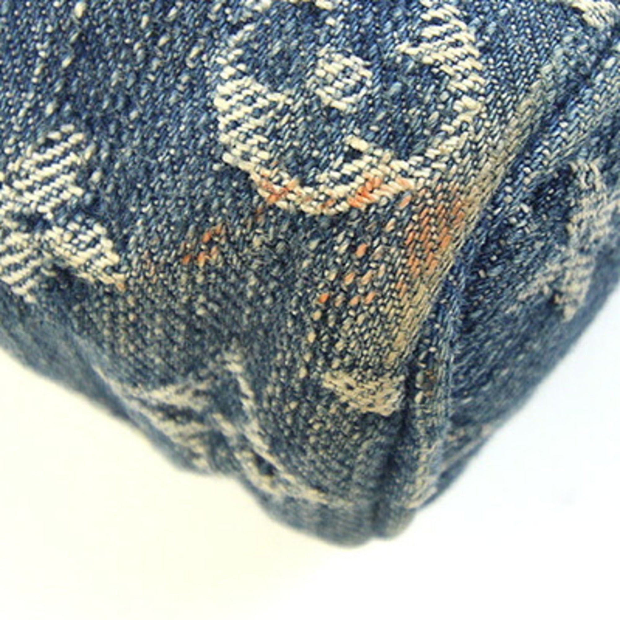Louis Vuitton Blue Denim Handbag Pouch (Pre-Owned)